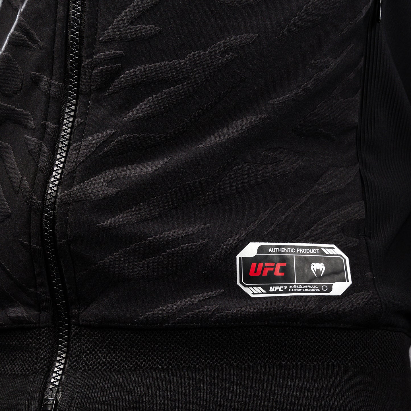 UFC Fusion by Venum Personalizados Authentic Fight Night Sudadera con Capucha para Hombre - Negro