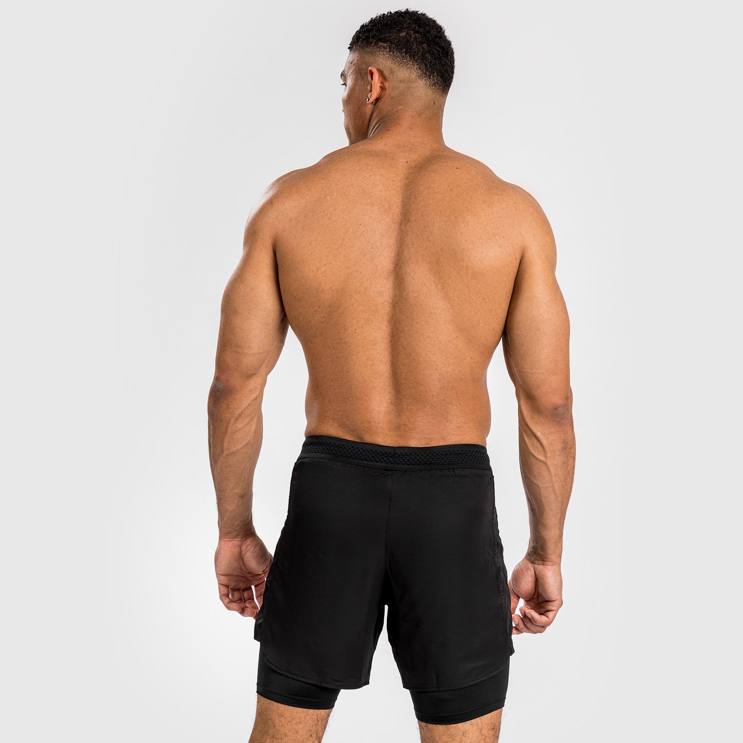 Venum Attack Pantalones Cortos de Lucha para Hombre - Negro