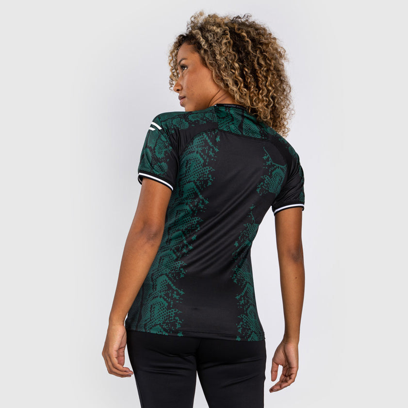 UFC Adrenaline by Venum Personalized Authentic Fight Night Maillot Walkout Mujer - Emerald Edition - Verde/Negro