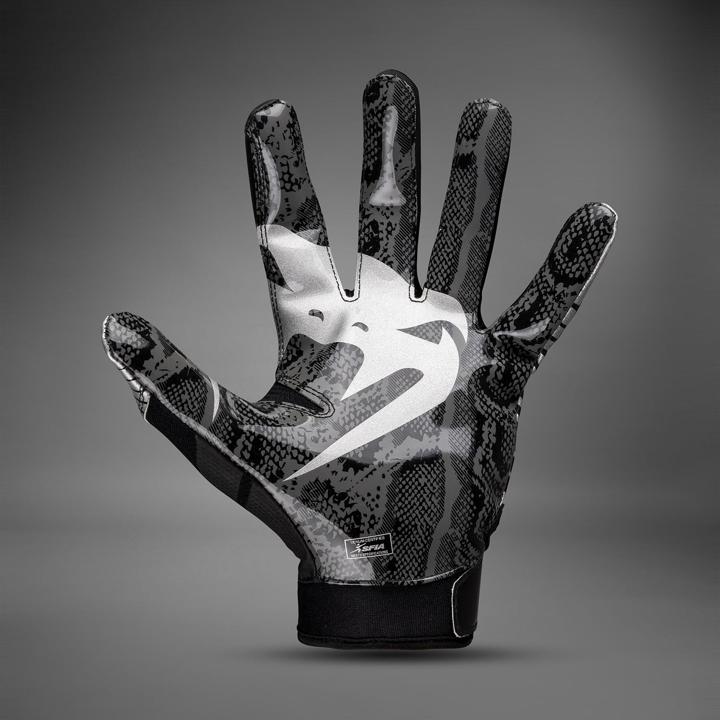 Venum Elite Guantes de Fútbol - Negro/Plata