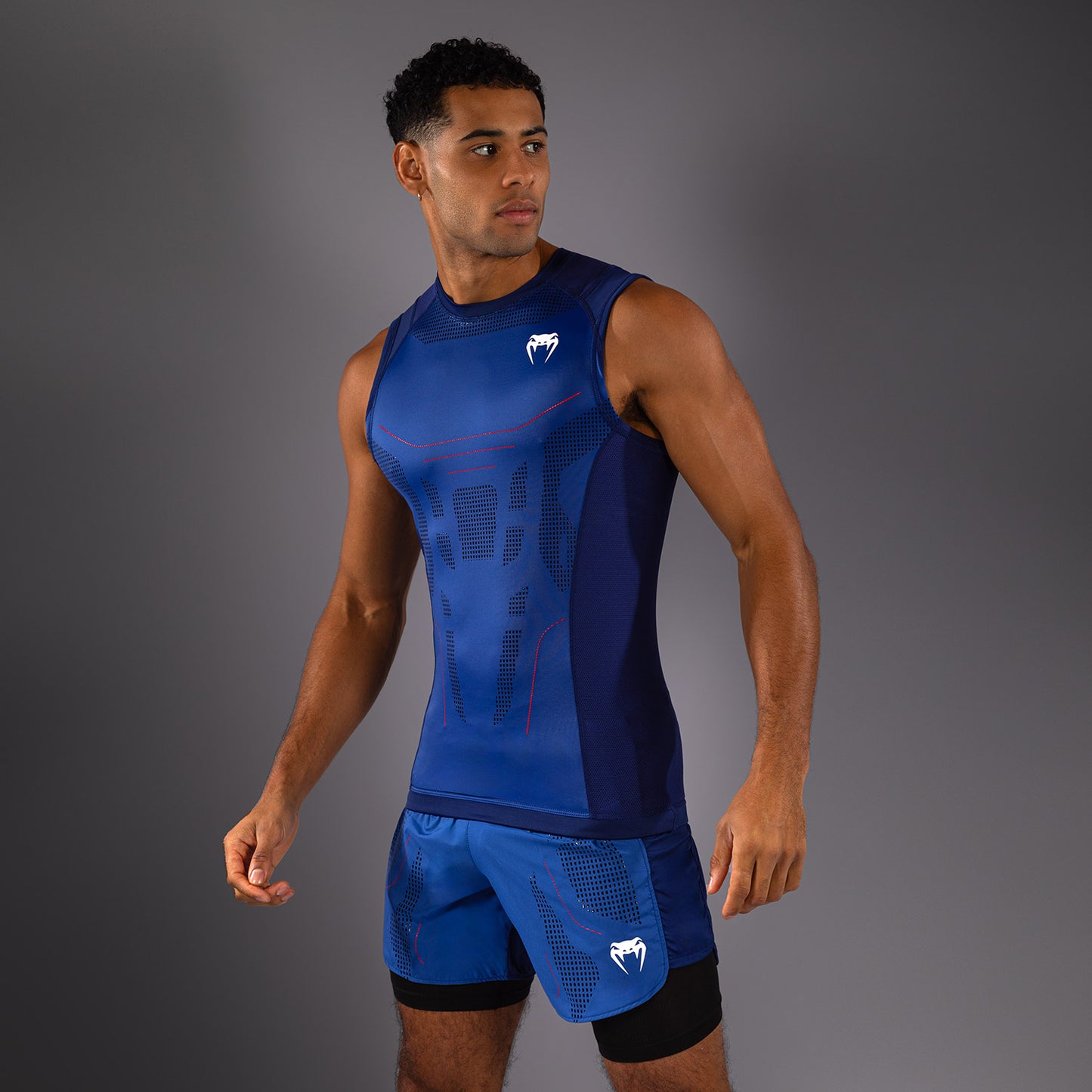 Venum Technical 3.0 Camiseta Sin Mangas Rashguard - Azul Noche