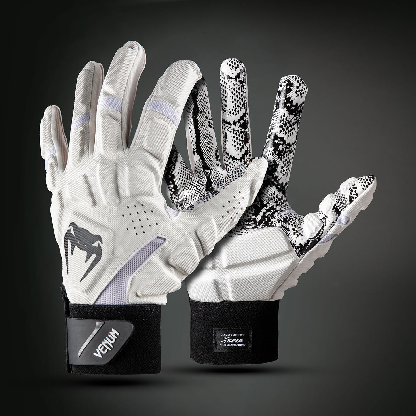 Venum Elite Guantes de Fútbol - Blanco/Negro