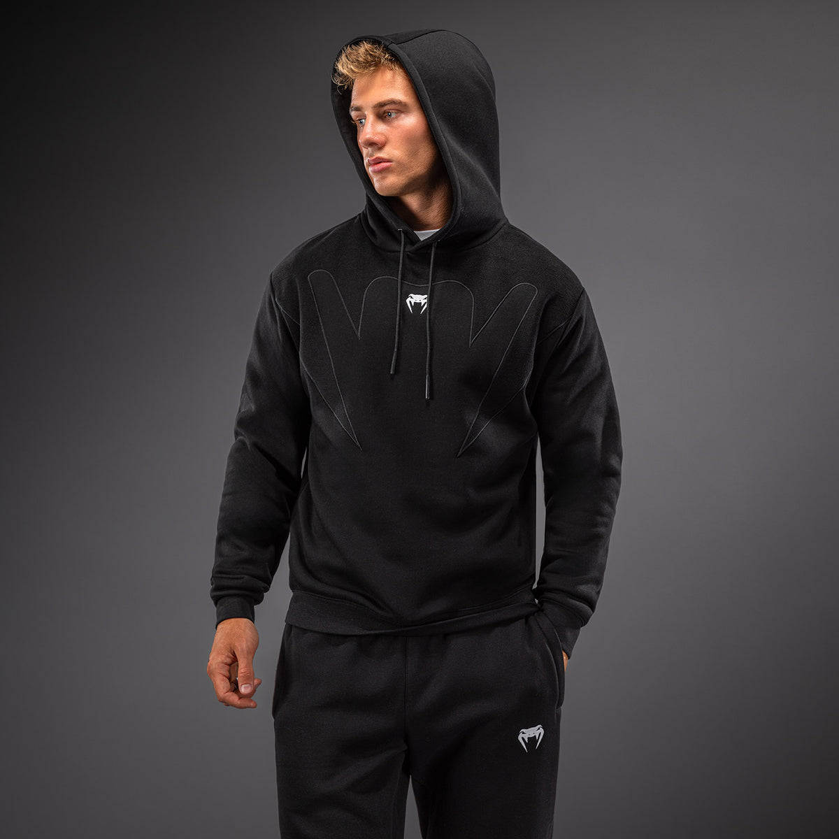 Venum Attack Fleece & Weave Sudadera con capucha - Negro