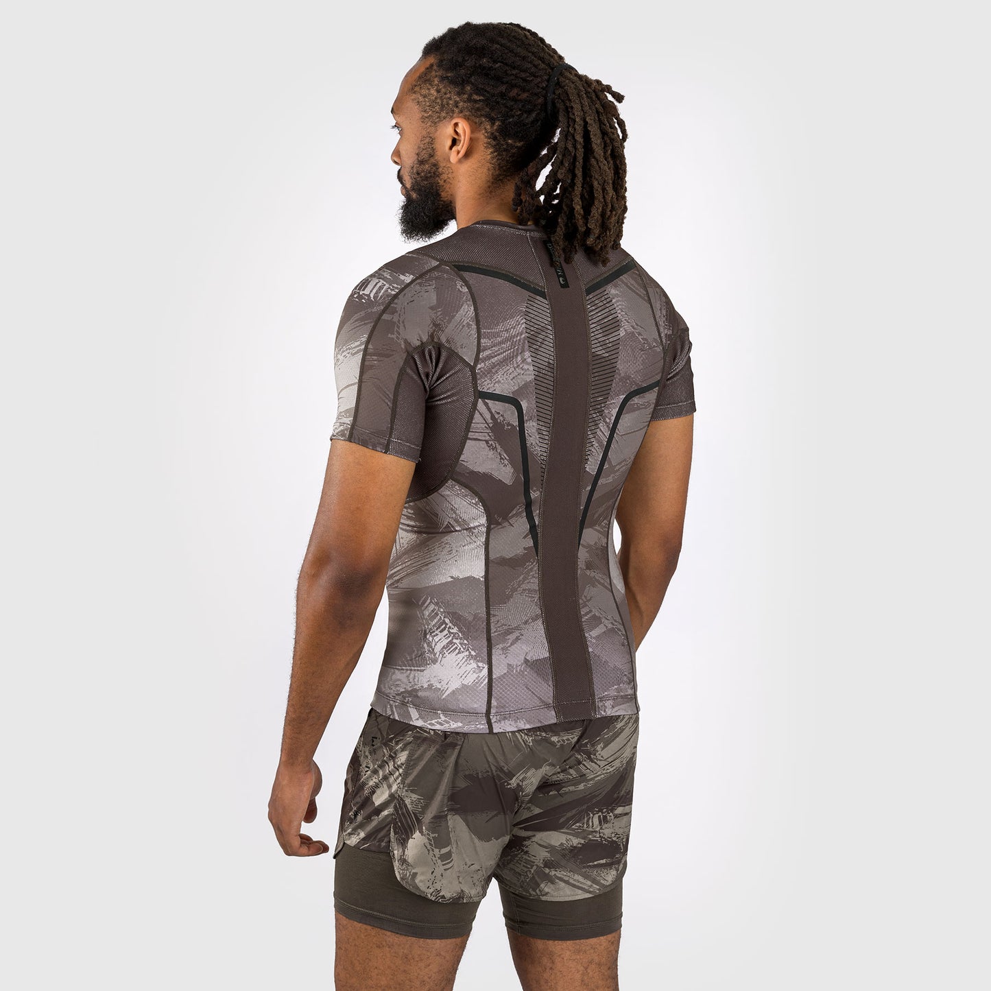 Venum Electron 3.0 Lycra Manga Corta - Sable