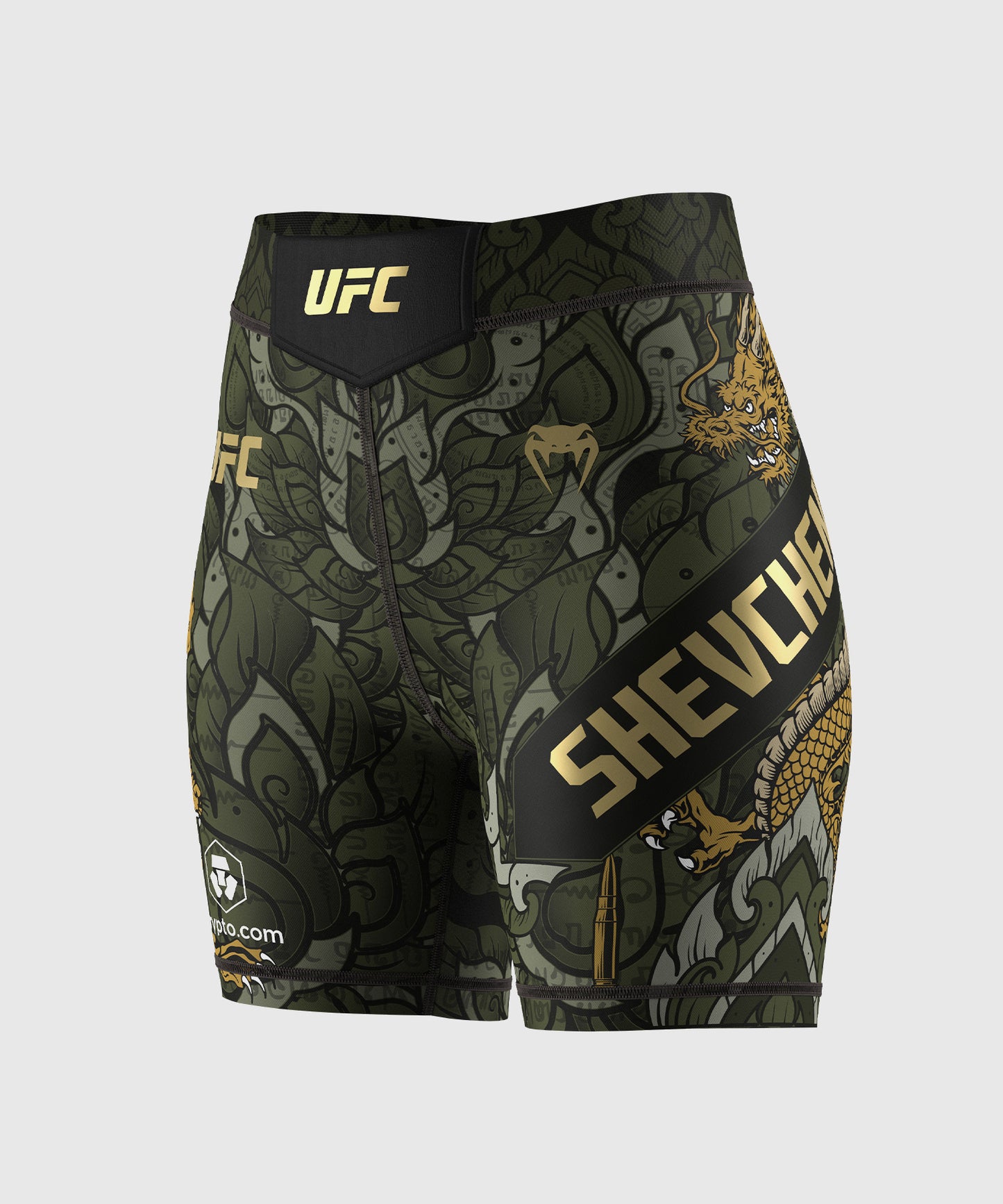 UFC Unrivaled by Venum Valentina Shevchenko Short Vale Tudo para mujer - Verde