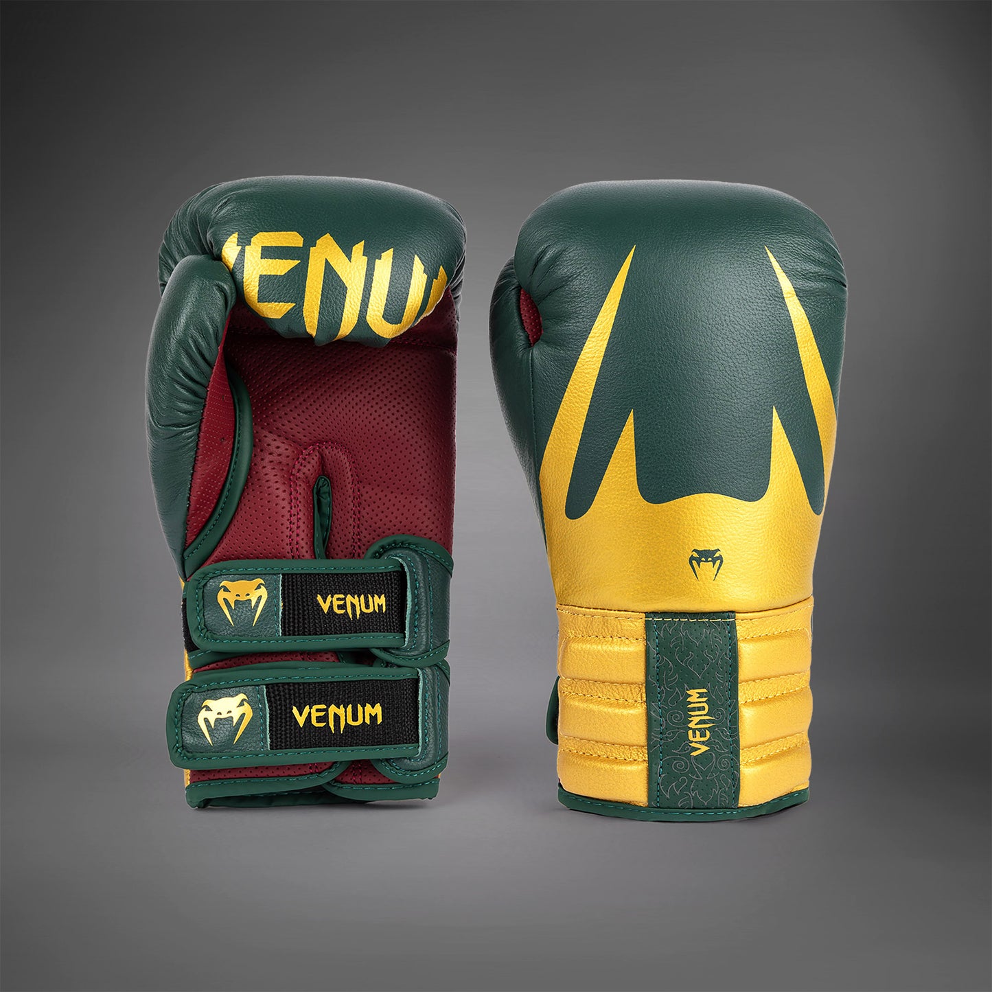 Venum Reverso Guantes de Boxeo - Verde Esmeralda / Oro