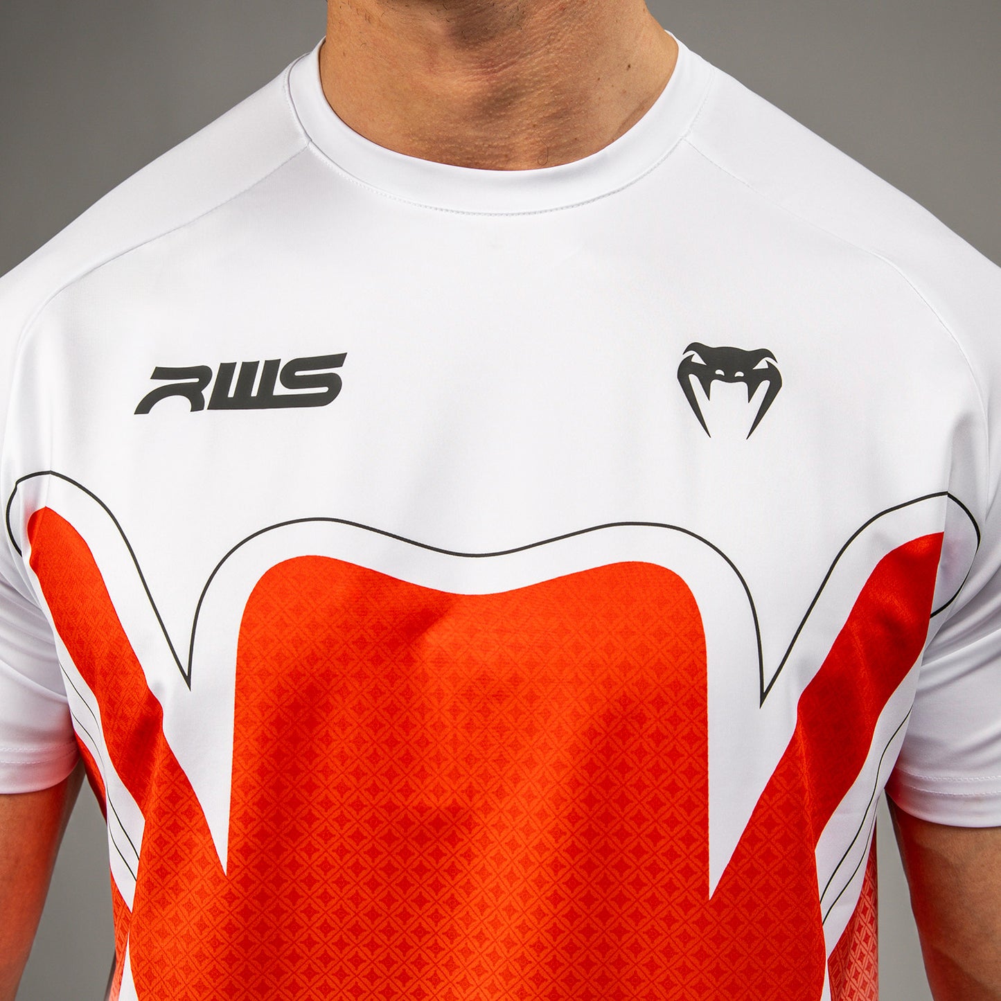 Venum x RWS 2.0 Camiseta Dry-Tech para Hombre – Blanco/Rojo