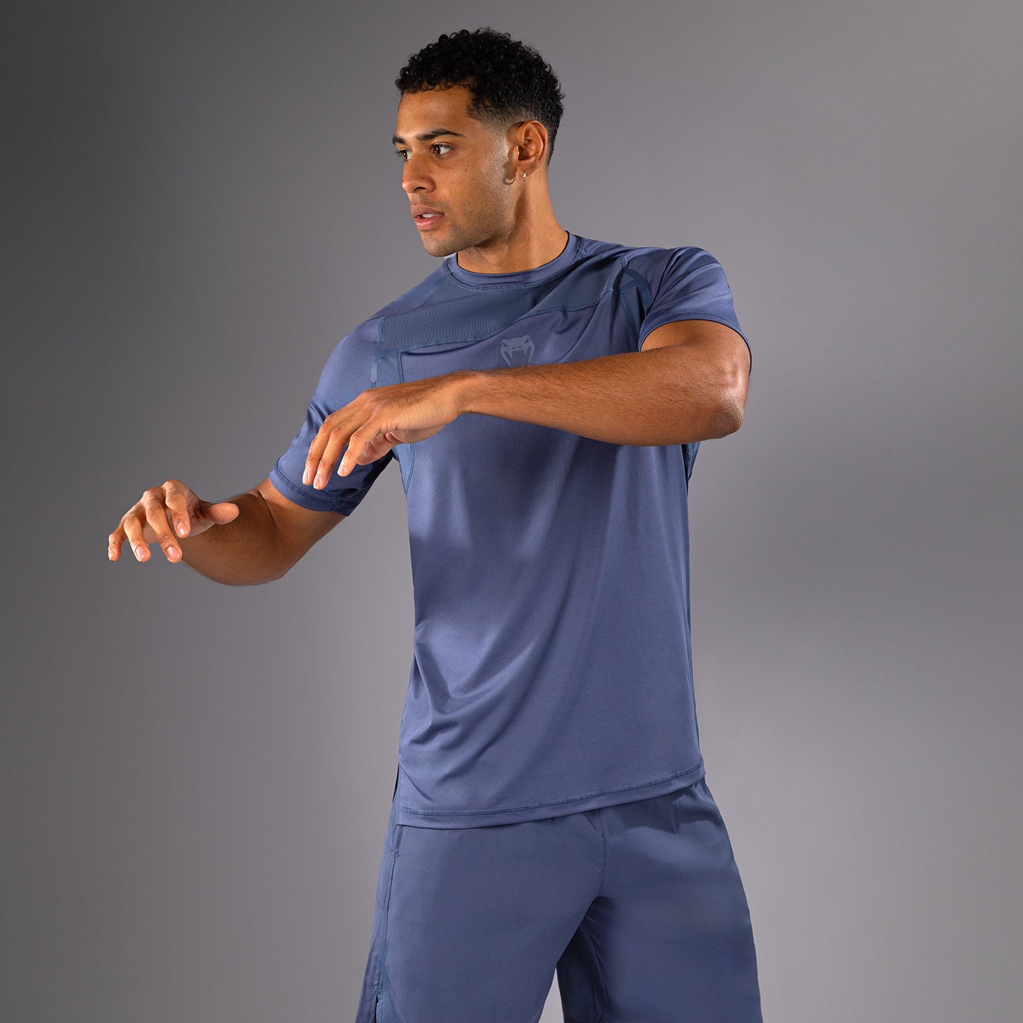 Venum G-Fit Air Camiseta Dry-Tech para Hombre - Azul Niebla