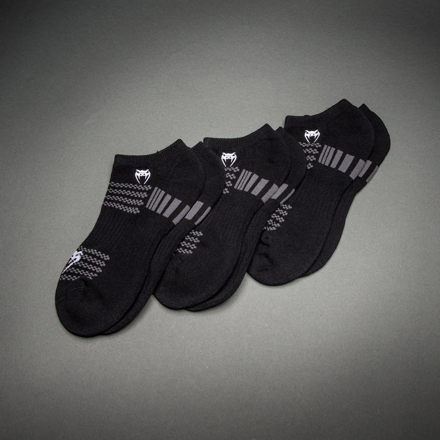 Venum Vector Pack 3 Calcetines Invisibles - Negro/Gris