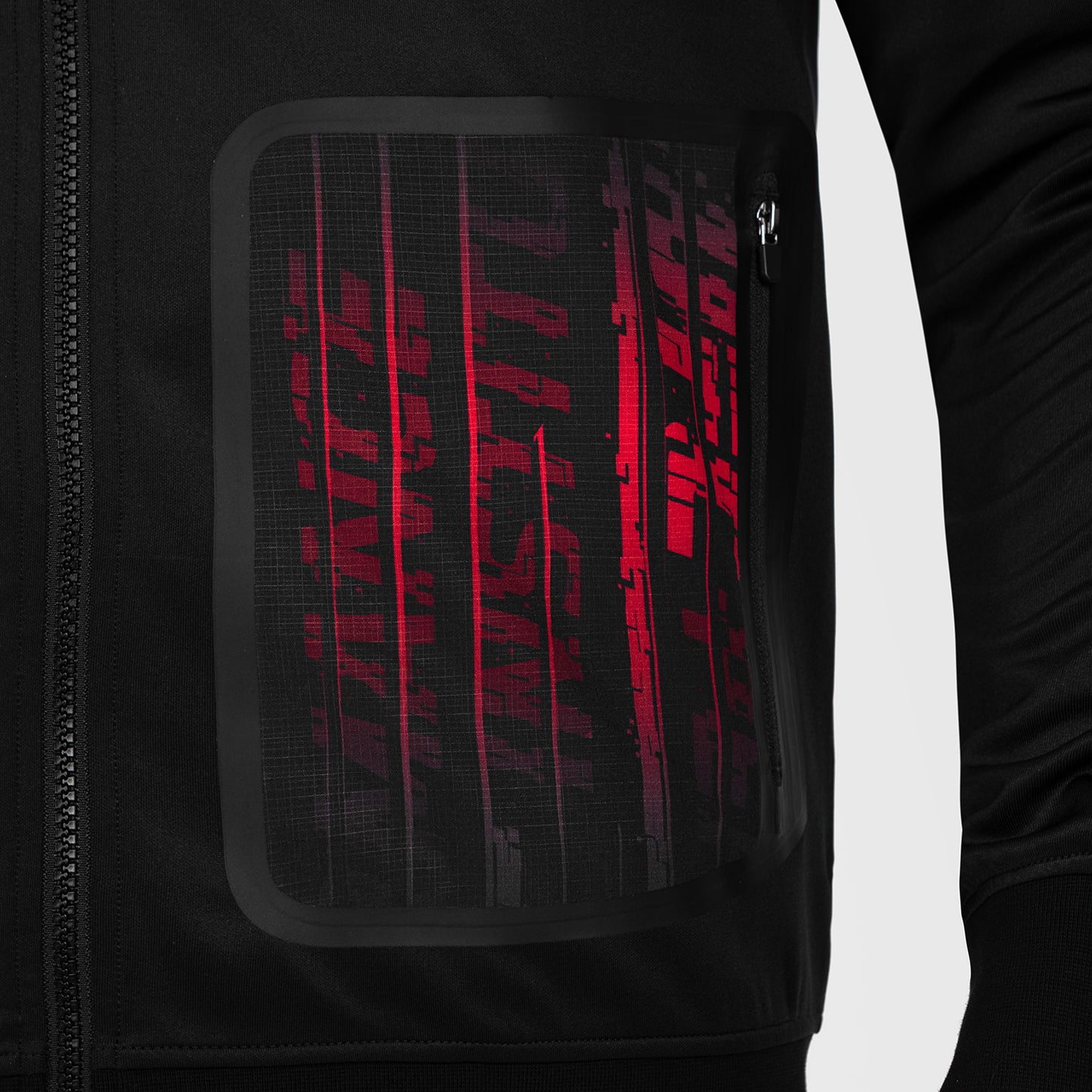 UFC Venum Performance Institute 2.0 Sudadera con cremallera para hombre - Negra/Roja