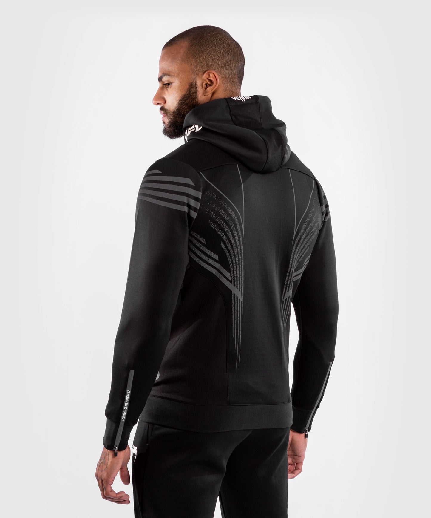 Sudadera Para Hombre Personalizada UFC Venum Authentic Fight Night Walkout - Negro