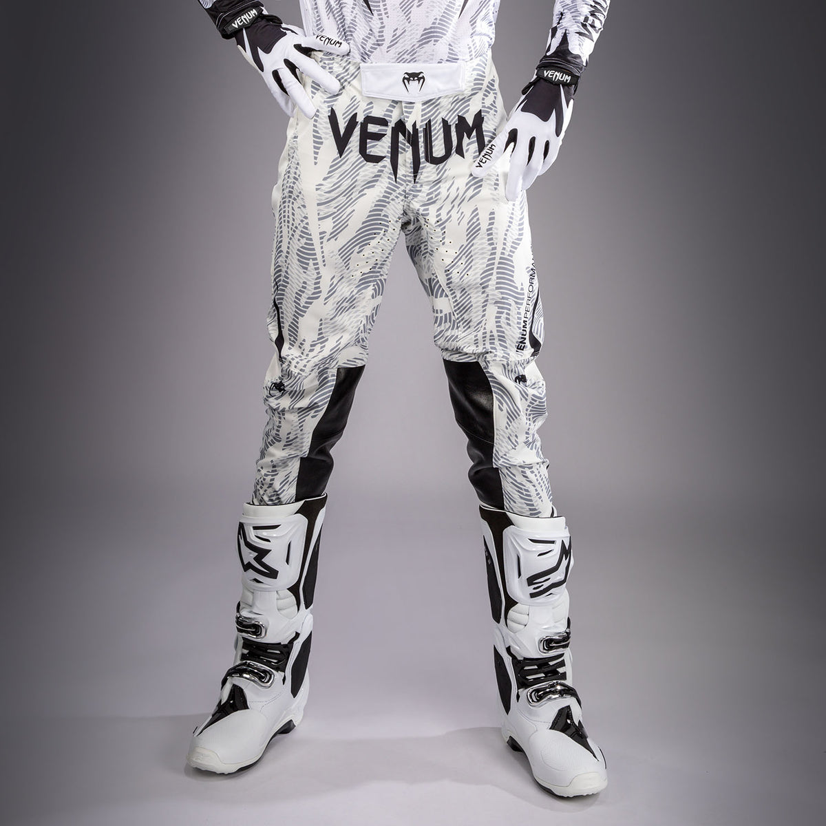 Venum MX Elite Pantalón de Motorsports - Blanco