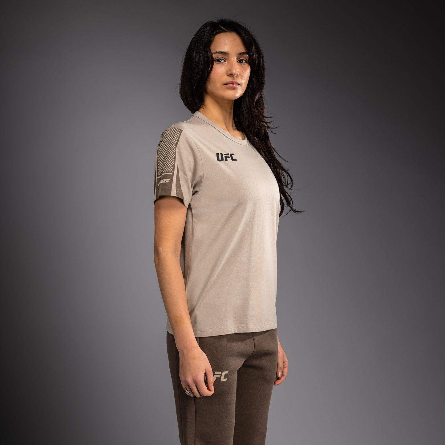 Venum UFC Unity by Venum Authentic Fight Week Camiseta de Manga Corta para Mujer - Arena