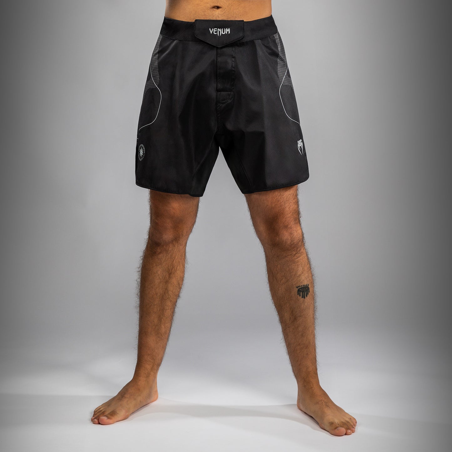 Venum Nexus Pantalones Cortos de Lucha – Negro/Plateado