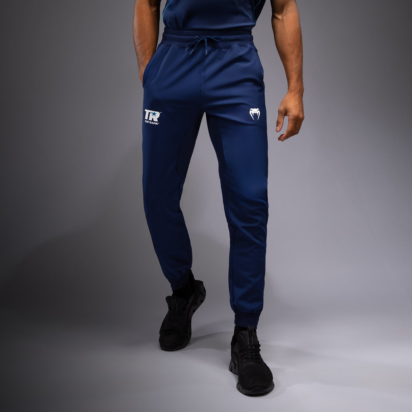 Venum x Top Rank Original Pantalones de Rendimiento para Hombre - Azul Marino