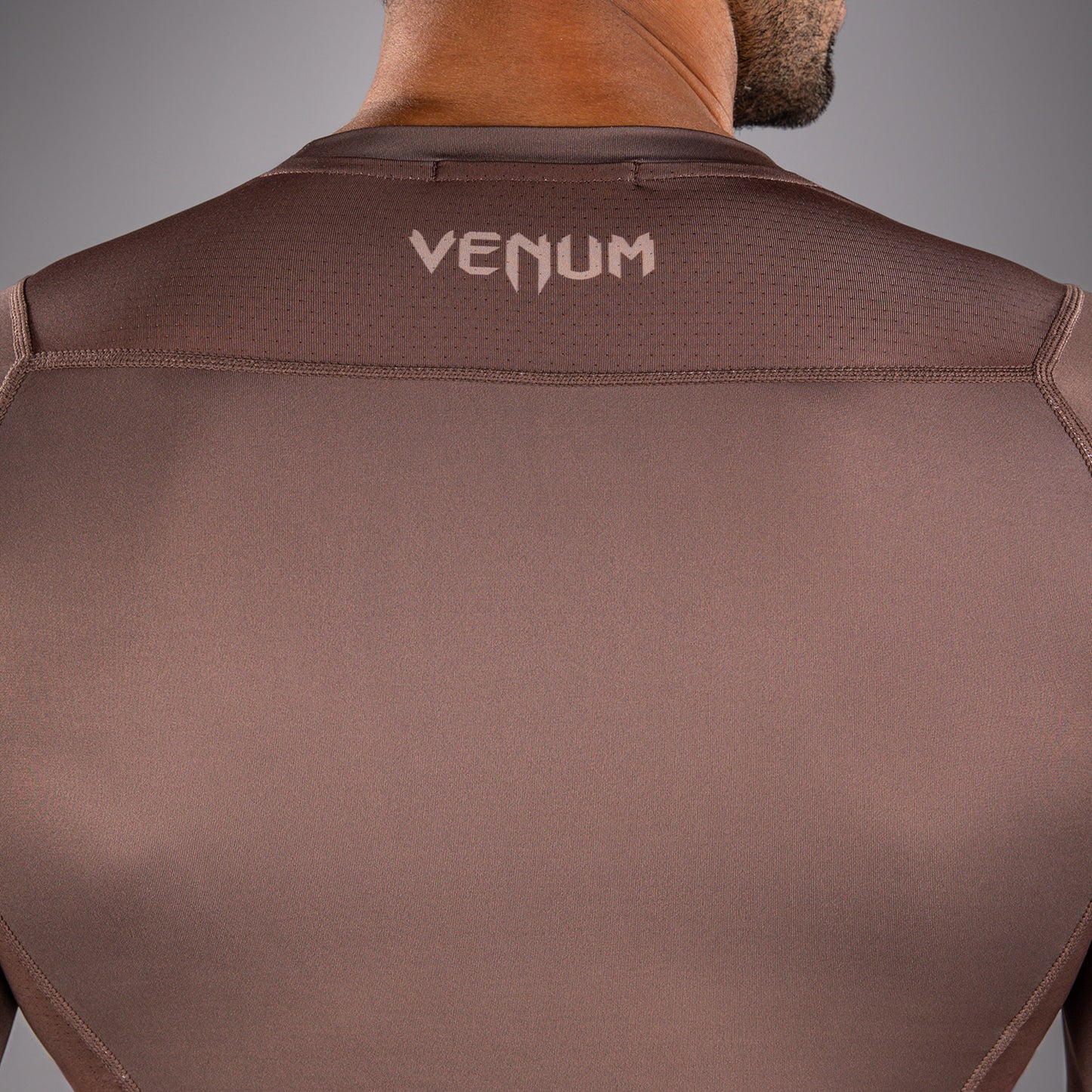 Venum No Gi Rashguards - Marrón Chocolate