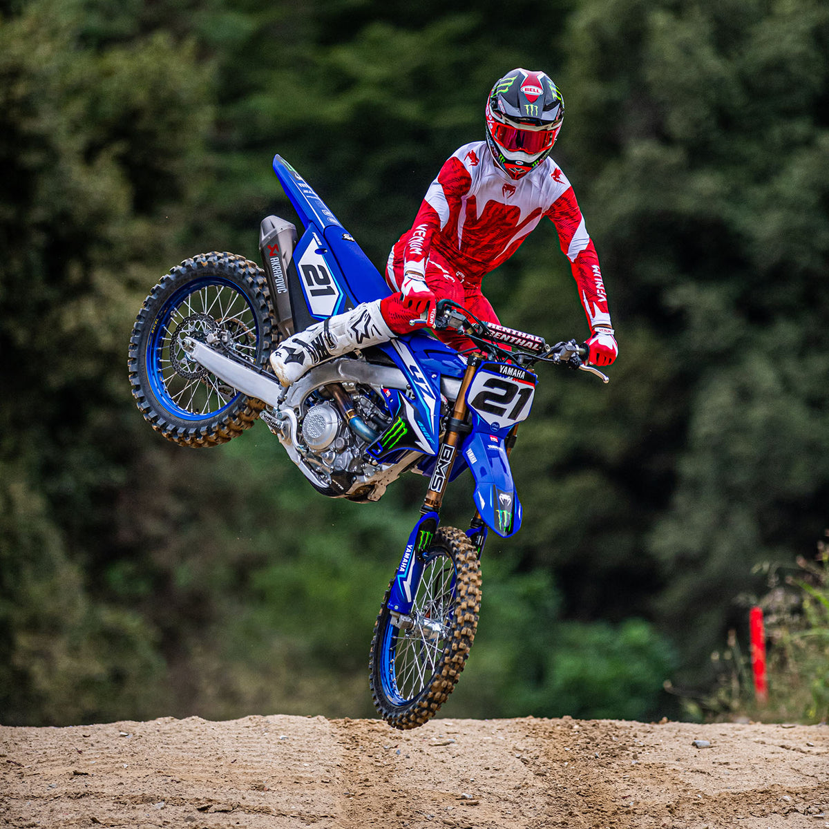 Venum MX Elite Camiseta de Motorsports - Rojo