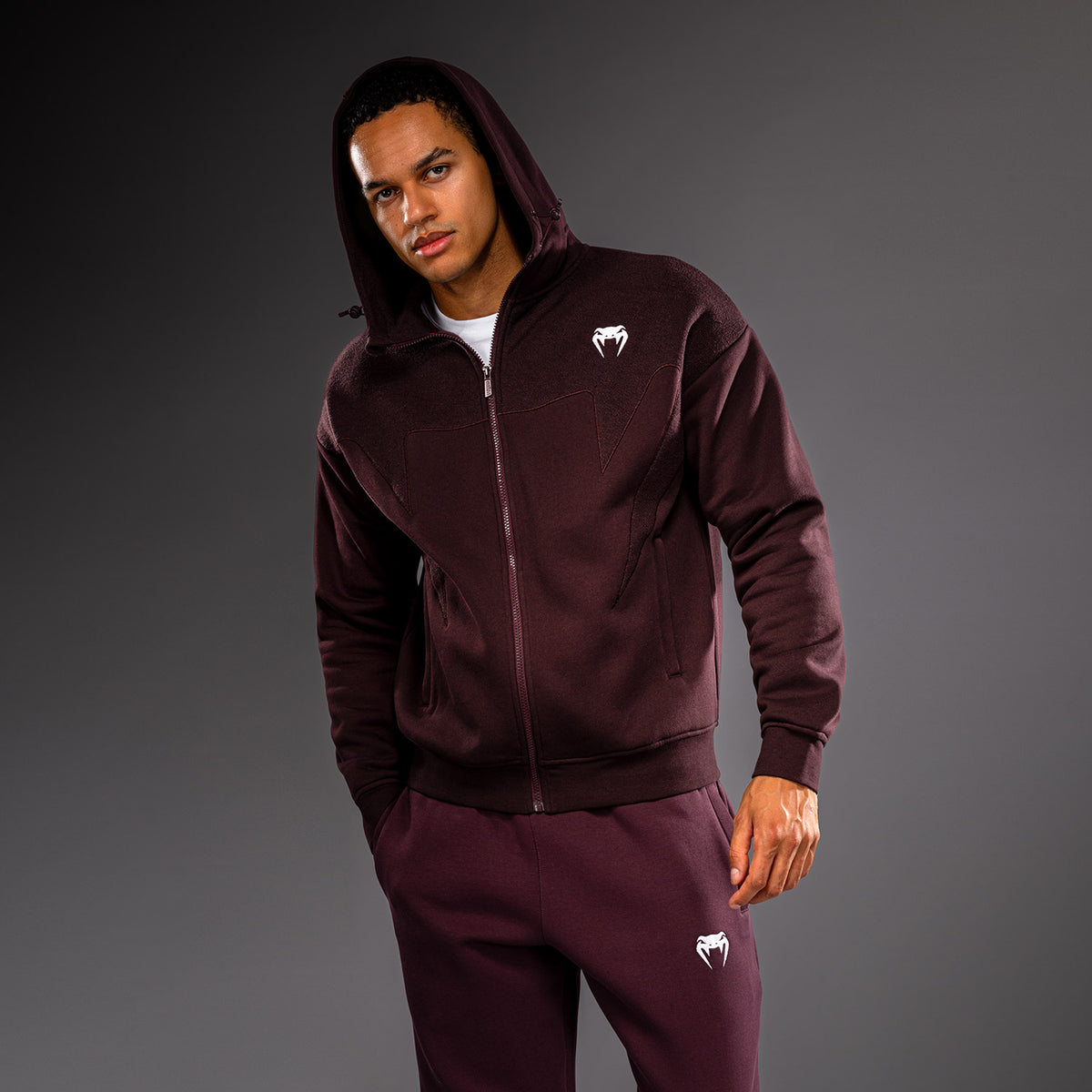 Venum Attack Fleece & Weave Chaqueta de chándal - Burdeos