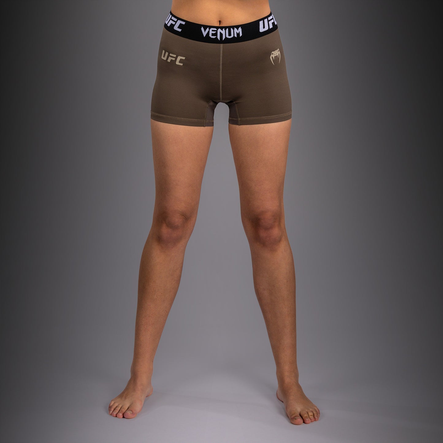 Venum UFC Unity by Venum Authentic Fight Week Short de Compresión Técnico para Mujer - Marrón