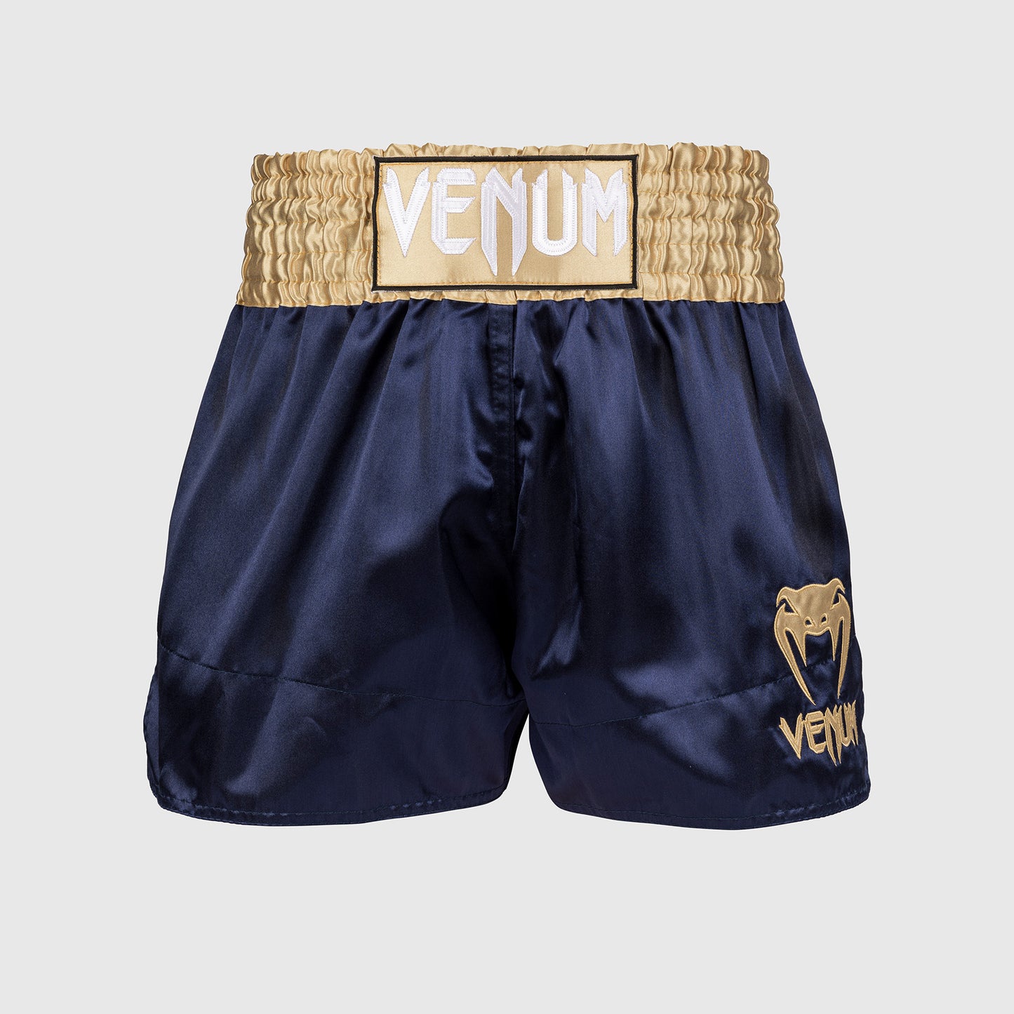 Venum Classic Pantalones cortos de Muay Thai - Azul marino/Dorado
