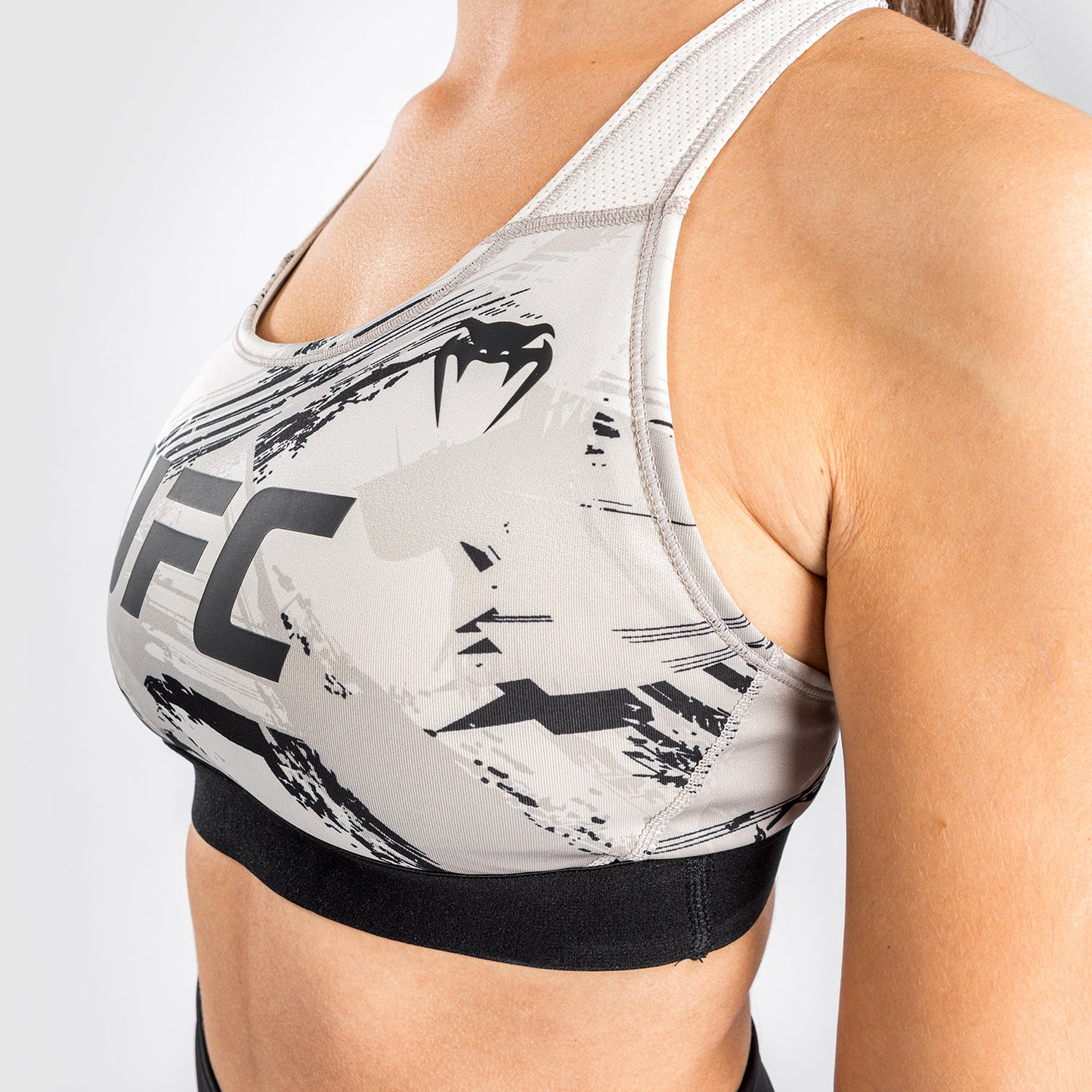 Venum UFC Authentic Fight Week 2.0 Sujetador Deportivo Para Mujer - Arena/Negro