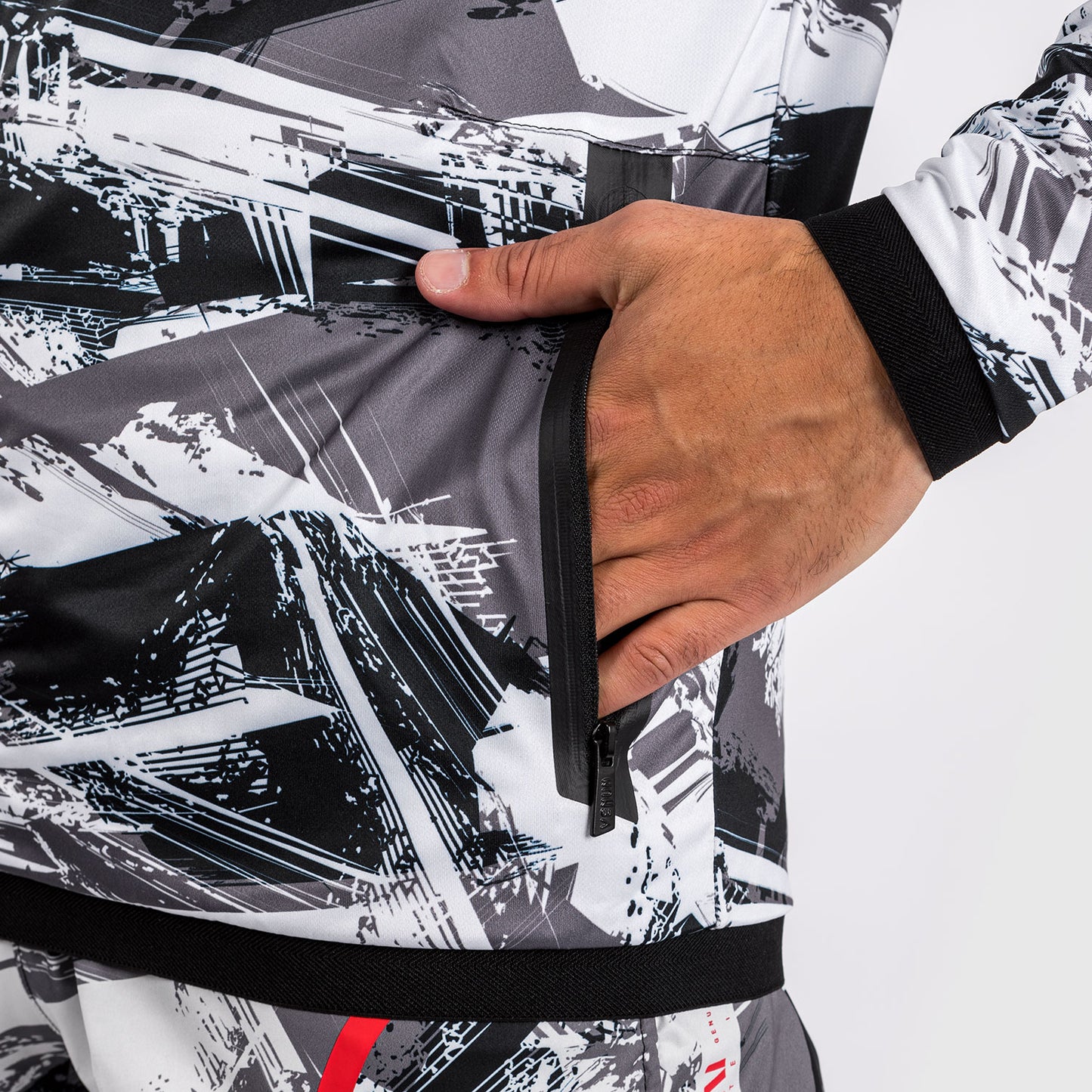 Venum Electron 3.0 Sudadera con capucha - Gris/Rojo