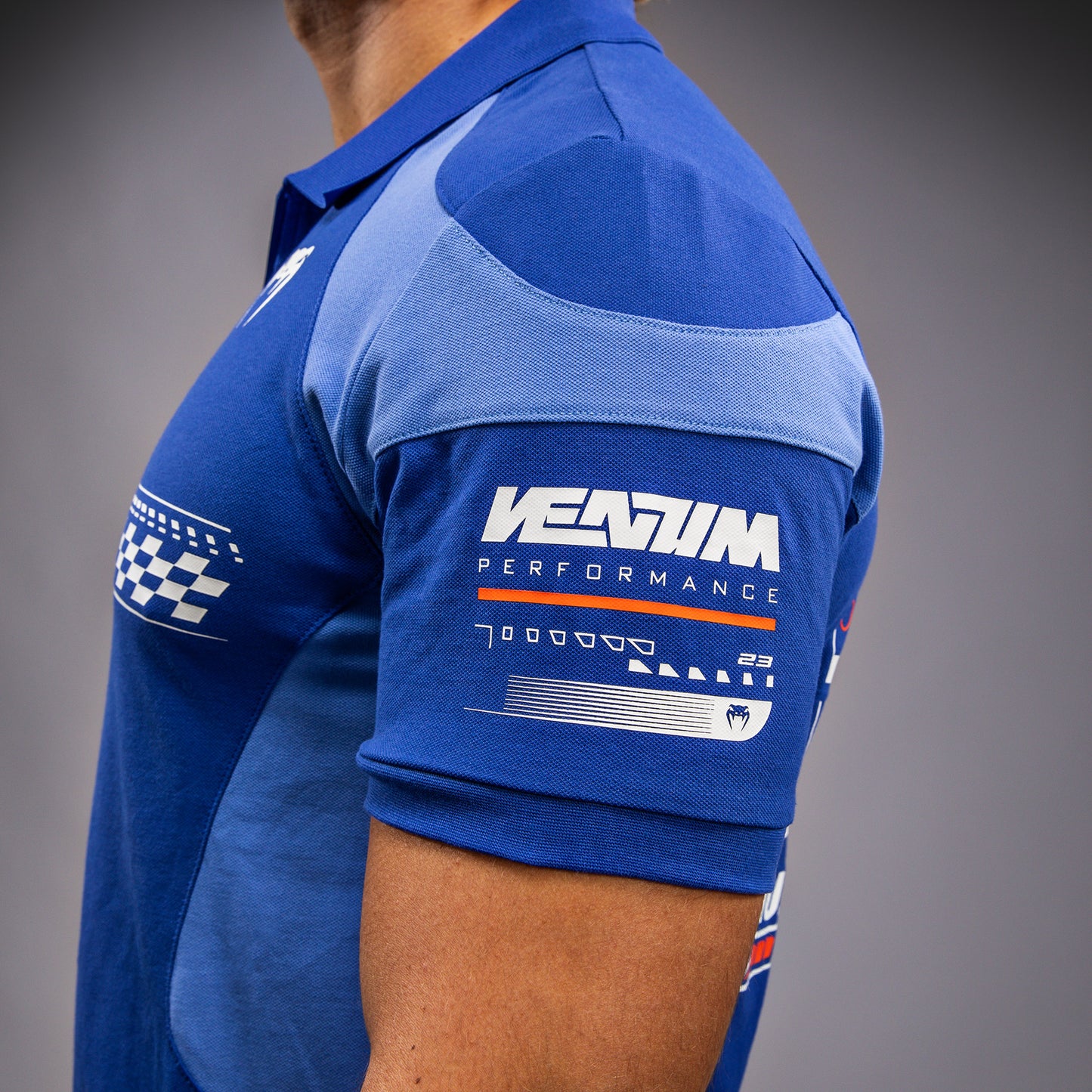 Venum Motorsport Polo de Algodón - Azul Real