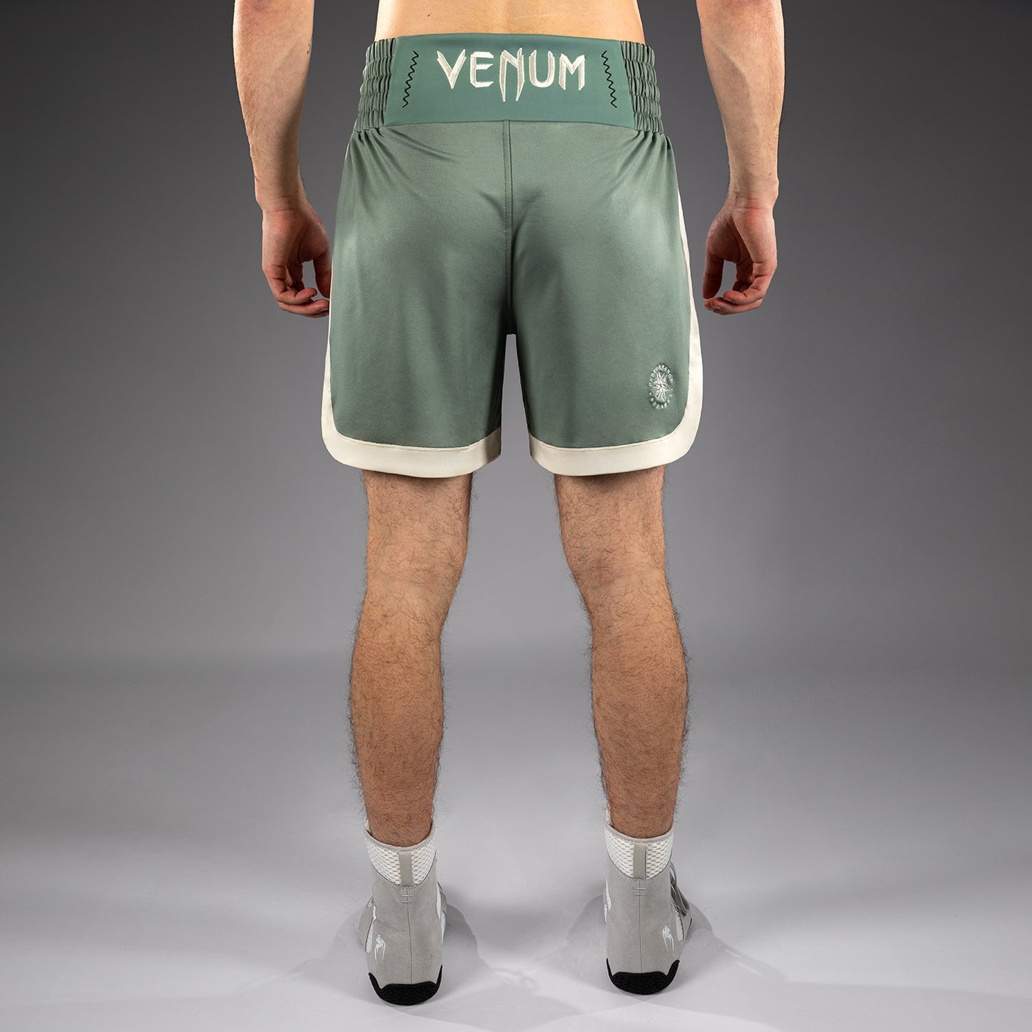 Venum Classic Short de Boxeo - Verde Agua/Marfil