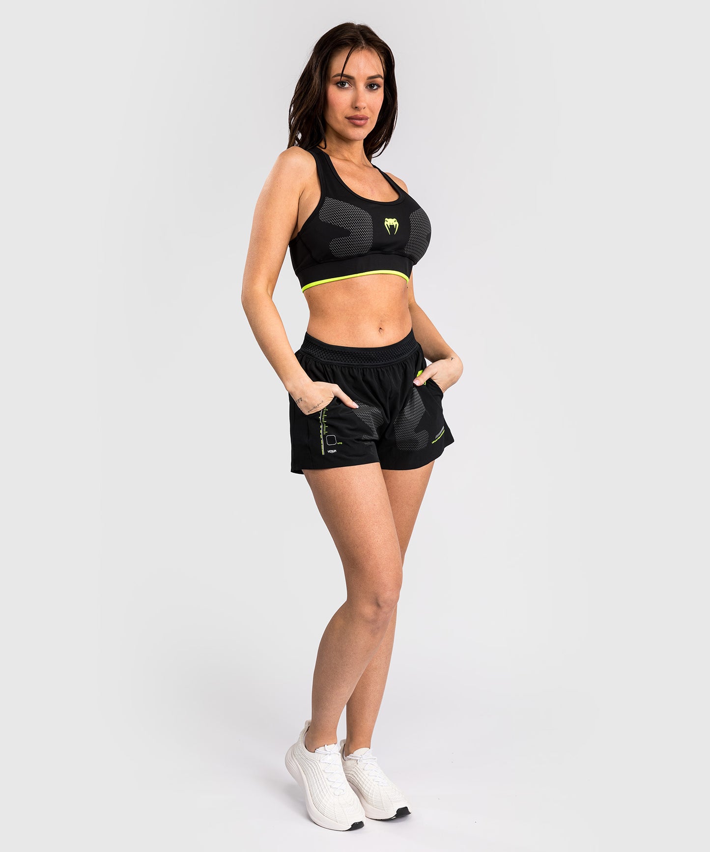 Venum Training Camp 4.0 Sujetador deportivo - Negro/Verde neón
