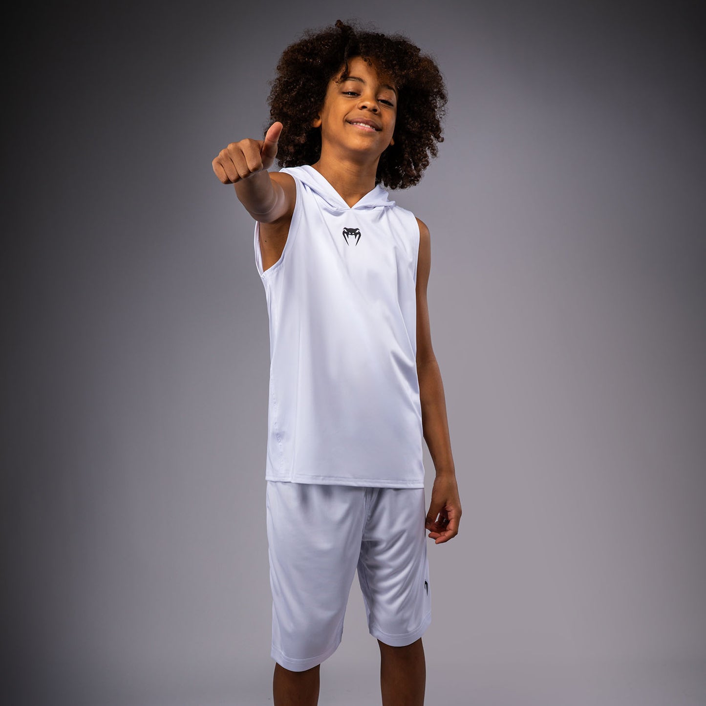 Venum Elite Sudadera Dry-Tech Sin Mangas Para Niños - Blanco