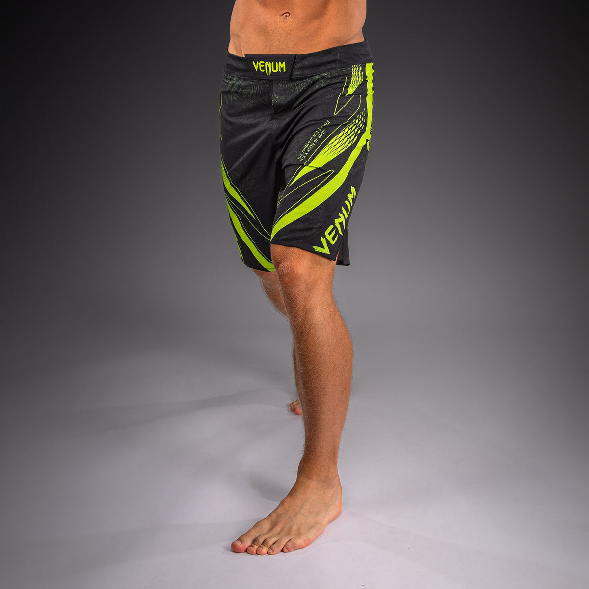 Venum Amazonia Reborn Pantalón corto de MMA - Negro/Verde