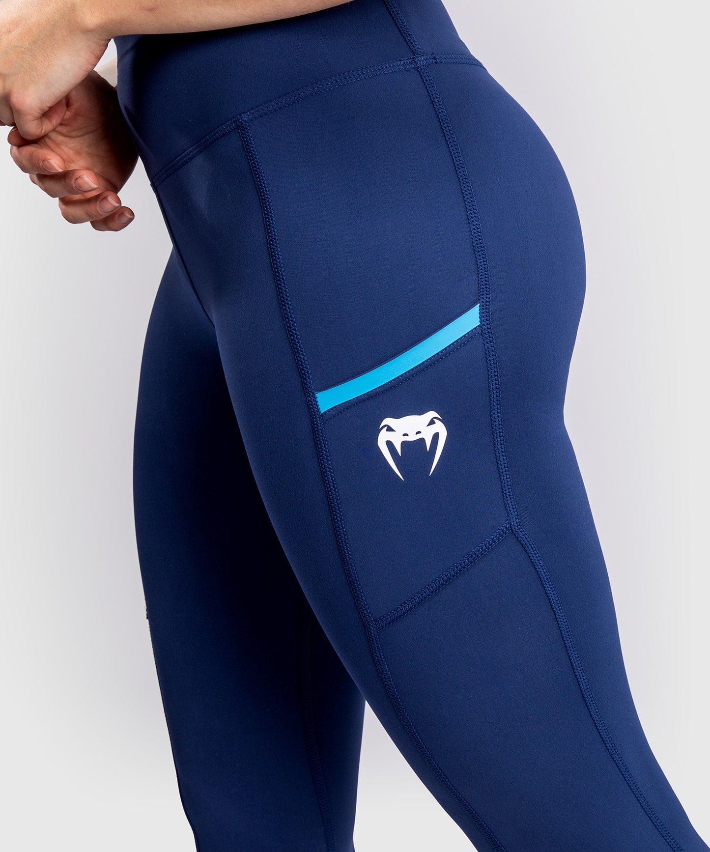 Venum x Top Rank Original Leggings Largas para Mujer - Azul Marino