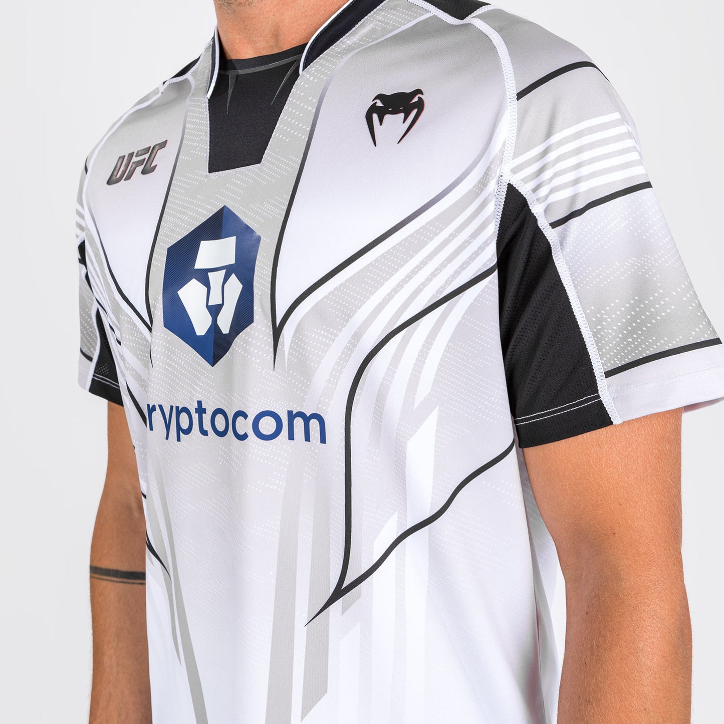 Camiseta UFC Venum Authentic Fight Night 2.0 Hombre - Blanco