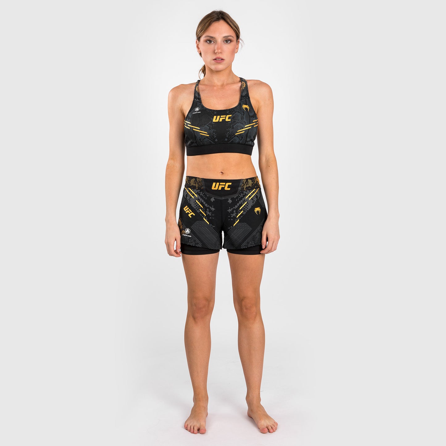 UFC Adrenaline by Venum Authentic Fight Night Short de Lucha para Mujer - Champion
