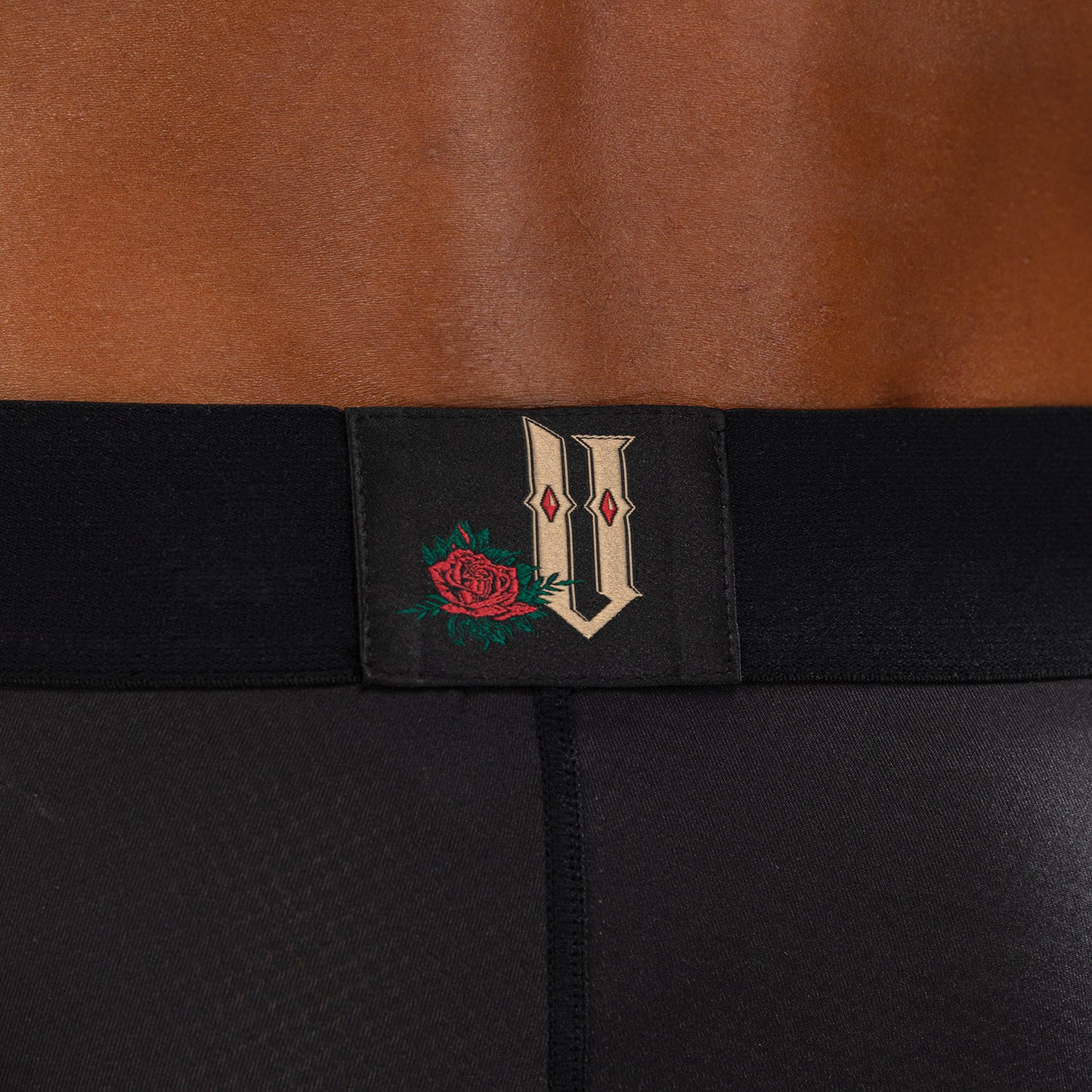 Venum Santa Muerte 5.0 Spats para Hombre - Negro Profundo/Oro
