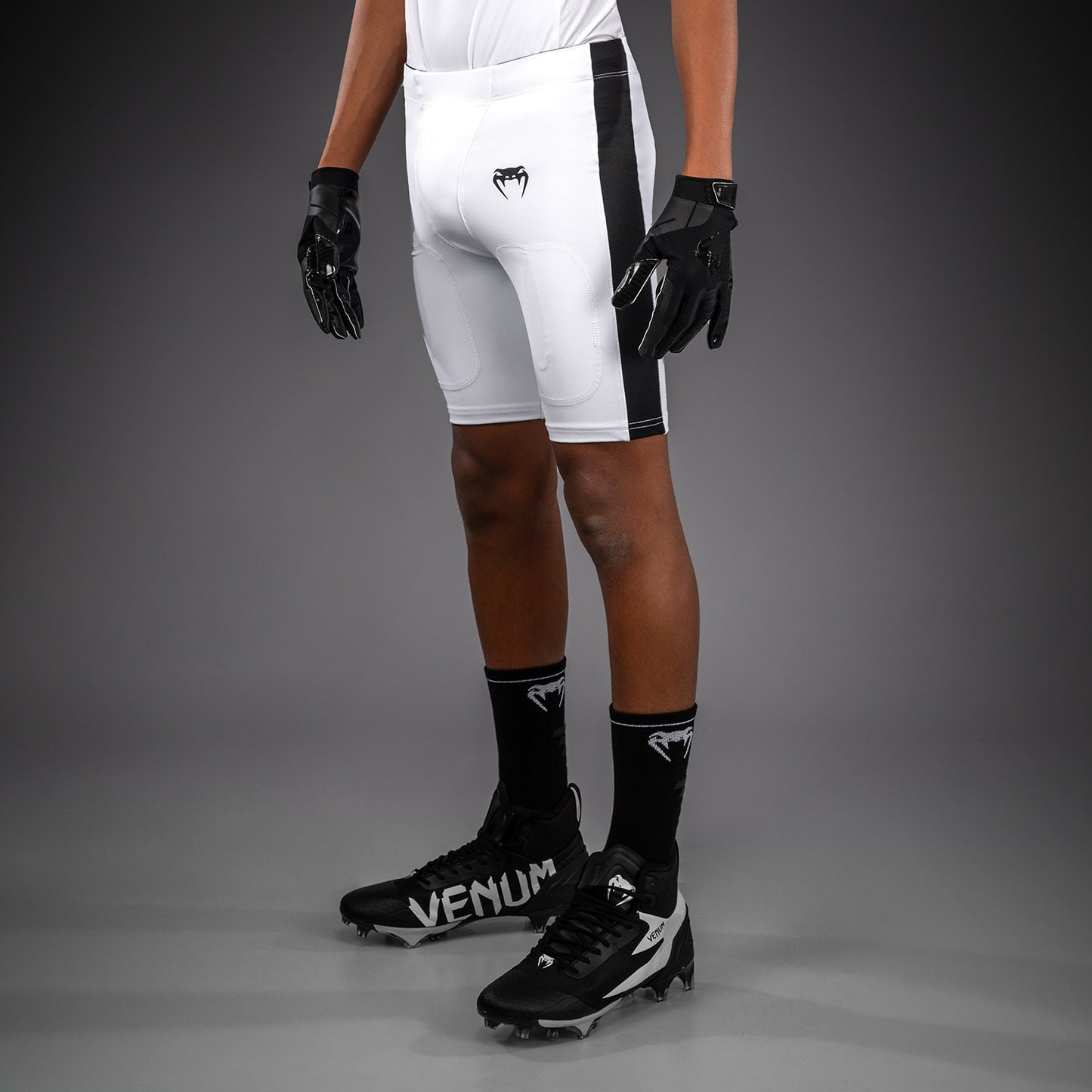 Venum Elite Football Short de Compresión Para Niños - Blanco
