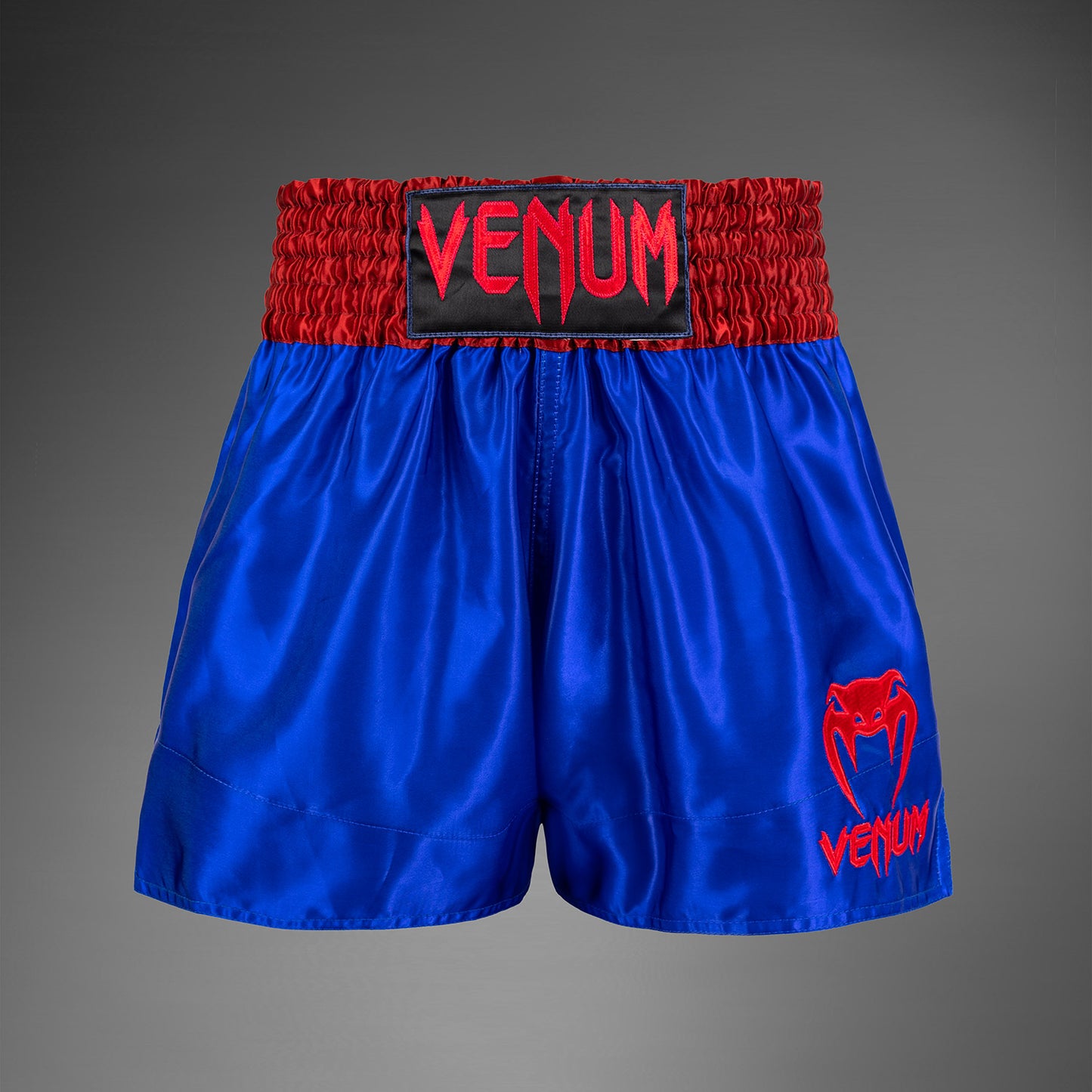 Venum Classic Pantalones Cortos de Muay Thai - Azul Marino/Rojo
