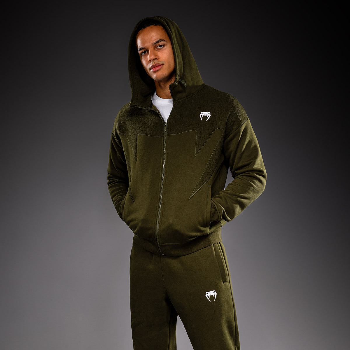 Venum Attack Fleece & Weave Chaqueta de chándal - Caqui