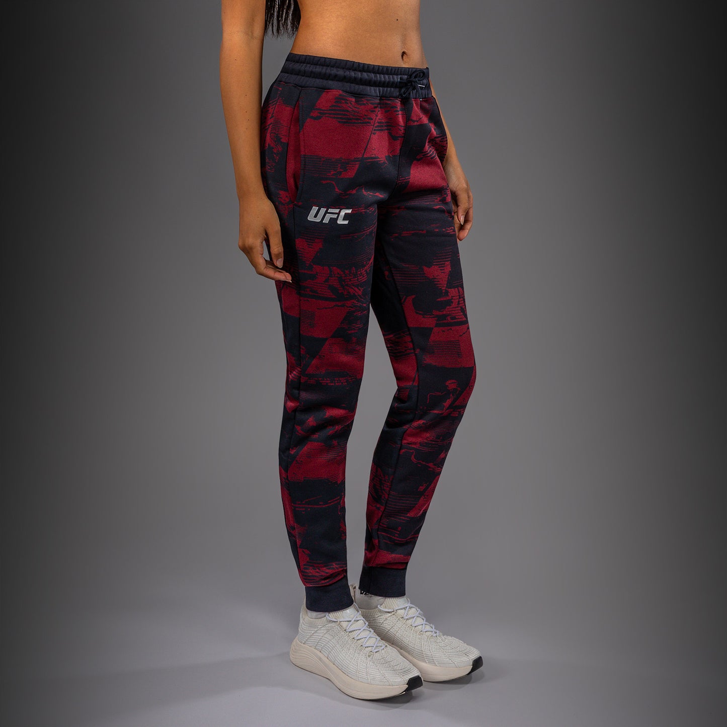 UFC Zenith by Venum Authentic Fight Week Pantalón Mujer - Azul marino/Burdeos/Plateado