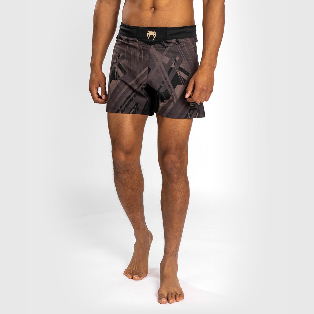 Venum Tecmo 2.0 Fightshort - Negro/Marrón