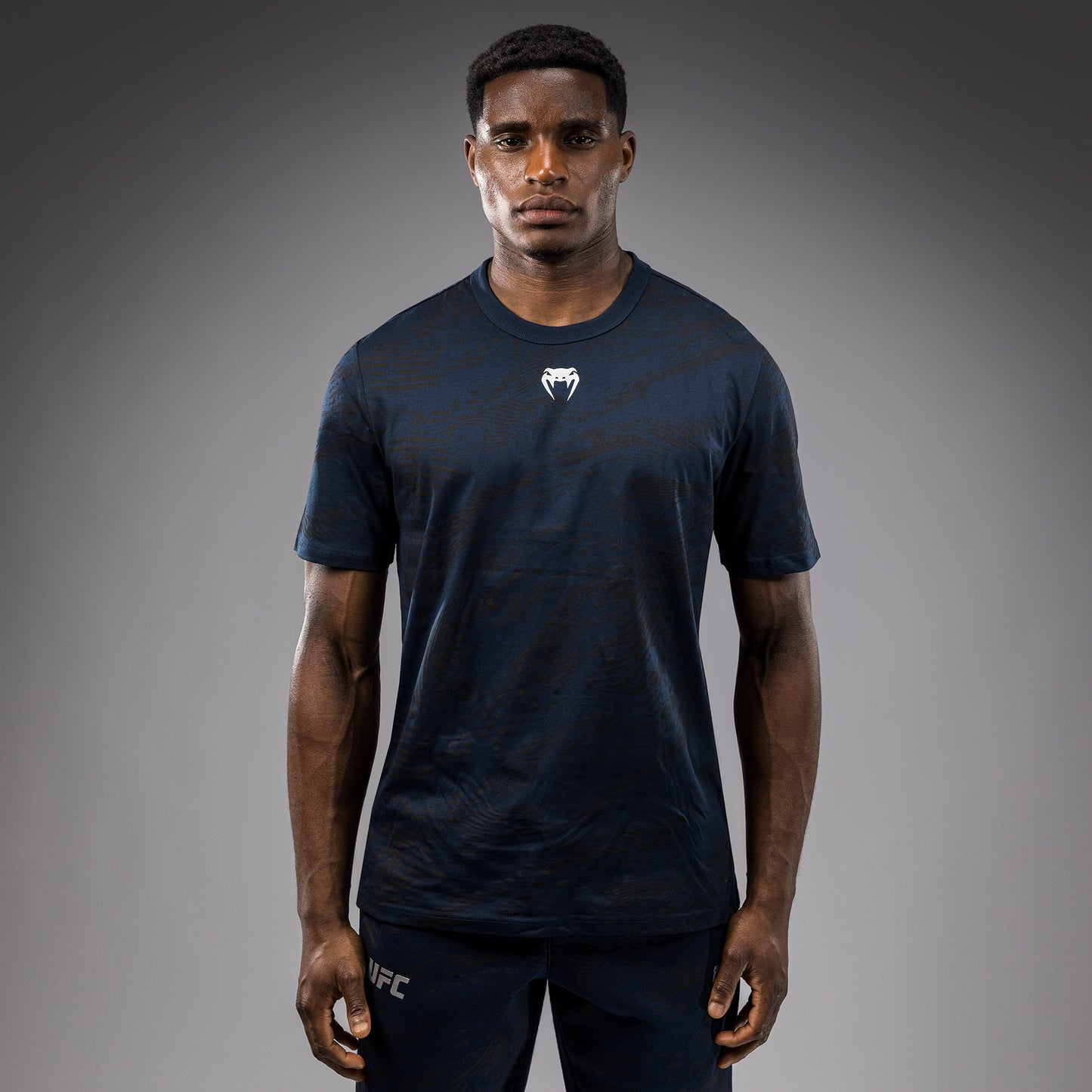 UFC Fusion by Venum Fight Week Camiseta de Manga Corta para Hombre - Azul oceánico