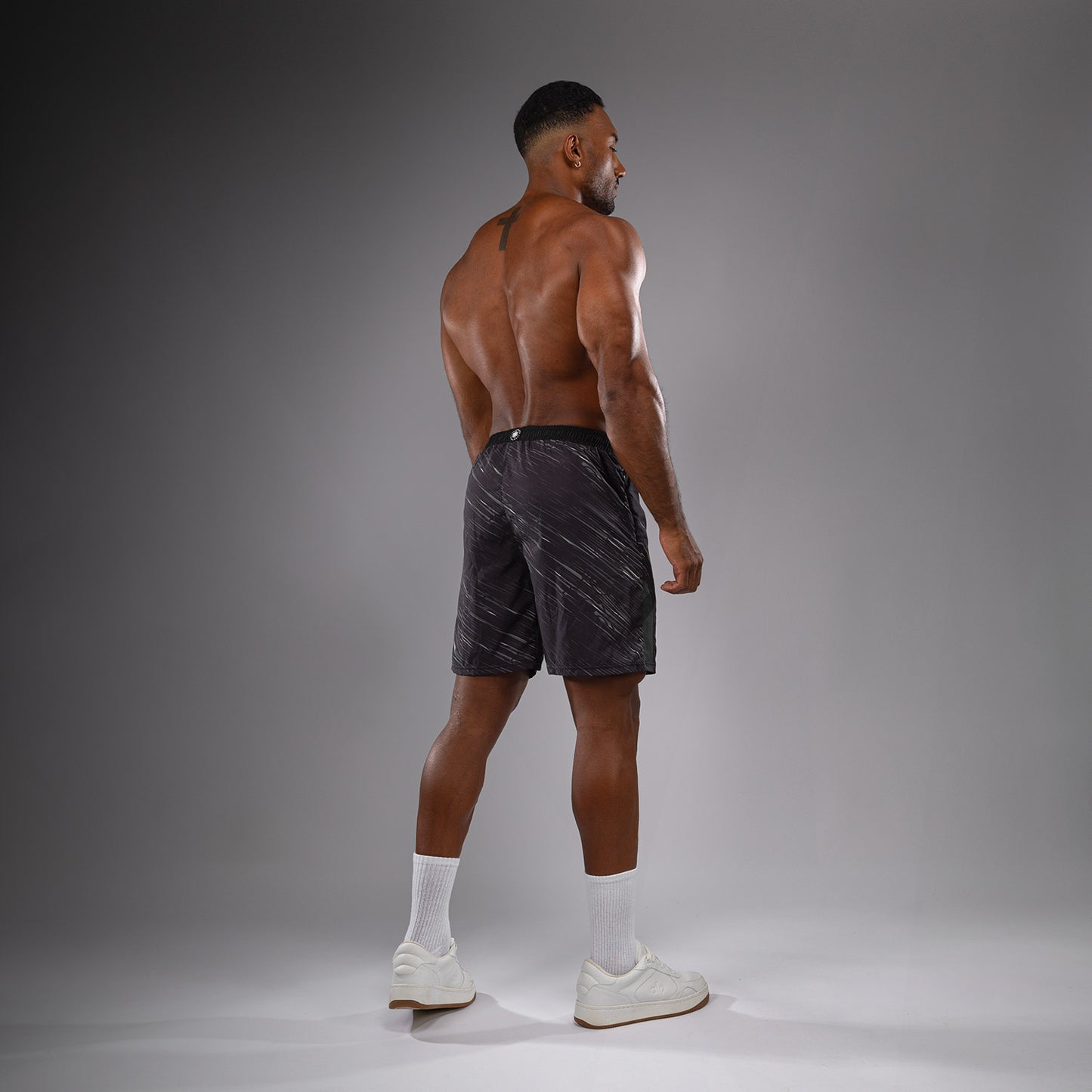 Venum Rapid Pantalones Cortos de Entrenamiento - Negro/Gris Tormenta