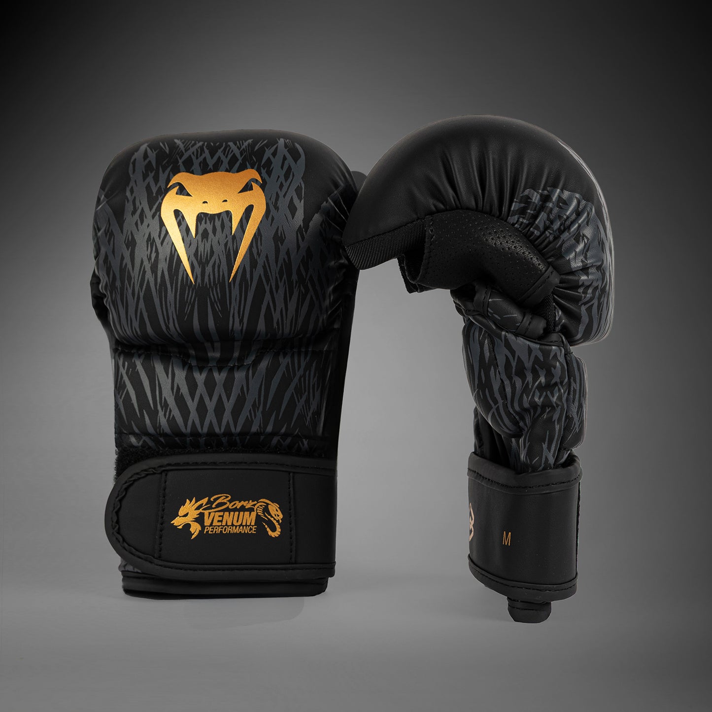 Venum x Chimaev Guantes de Sparring  - Negro/Dorado