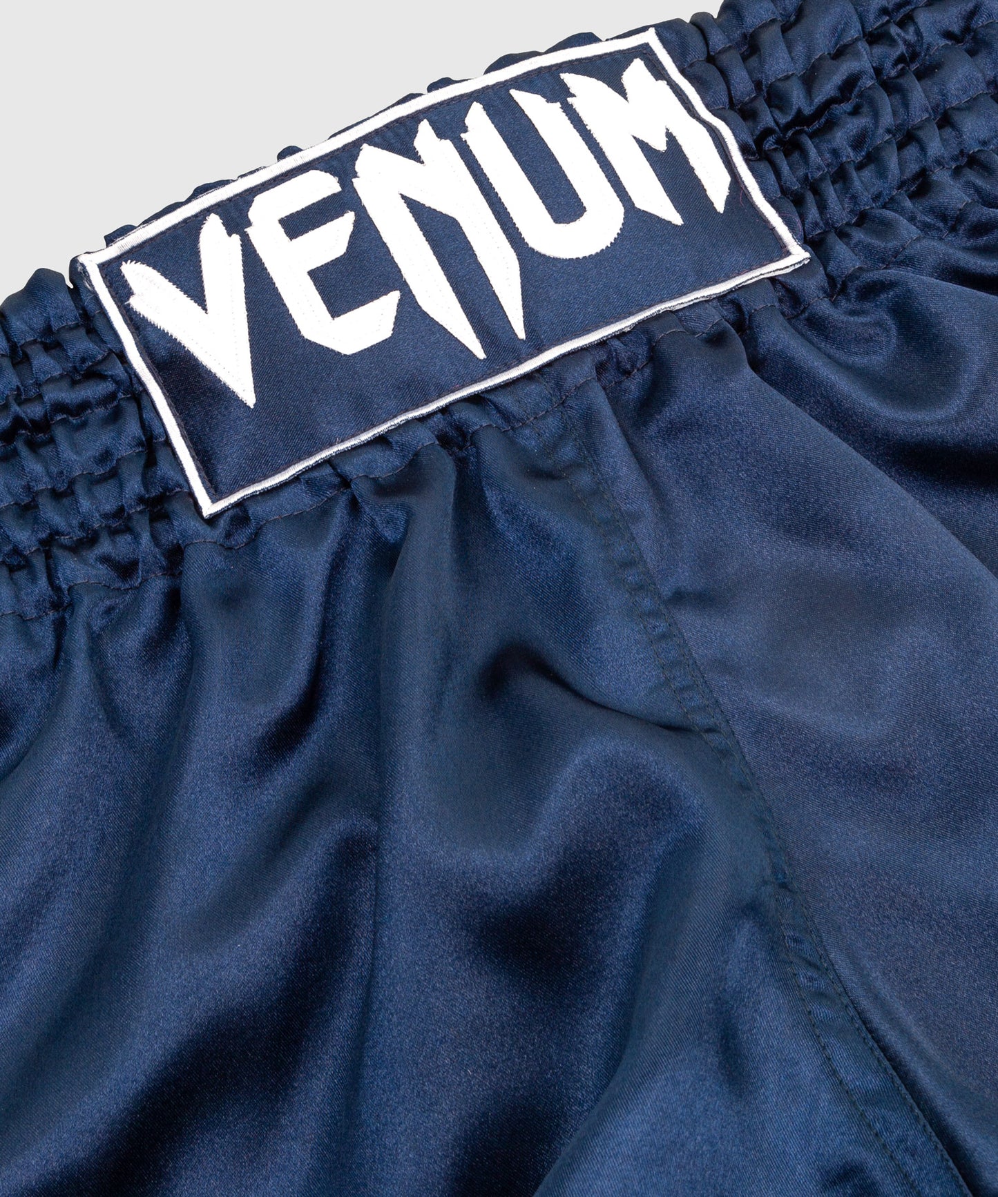 Short de Muay Thai Venum Classic - Azul marino/blanco