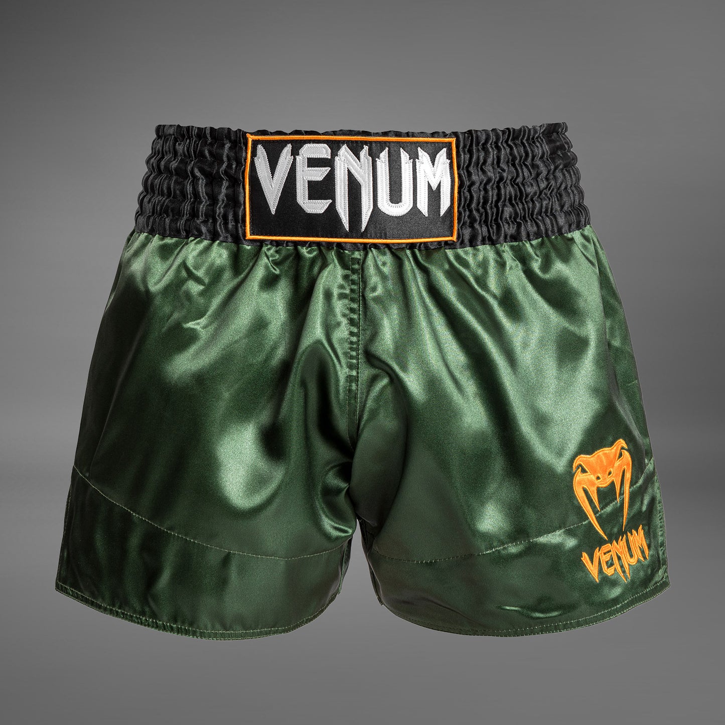 Venum Classic Pantalón corto de muay thai - Verde/Dorado/Negro