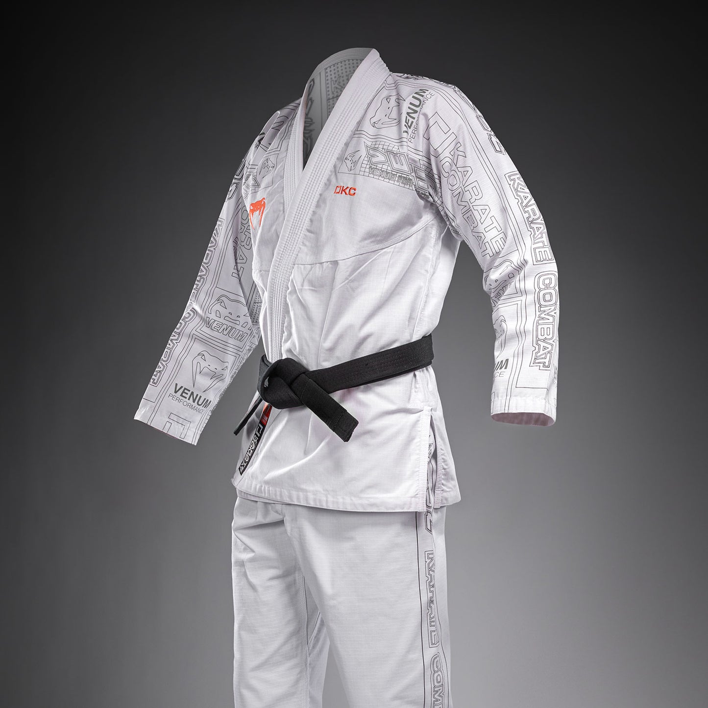 Karate Combat by Venum Kimono de BJJ – Blanco/Gris