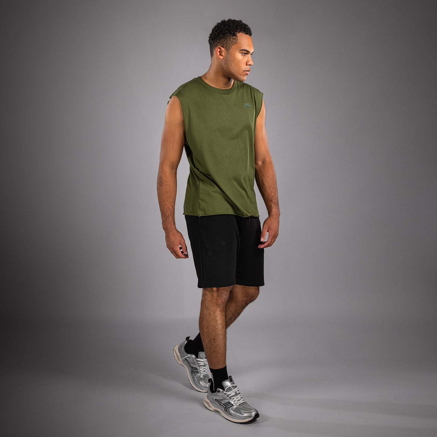 Venum Divide Camiseta Sin Mangas - Verde Militar