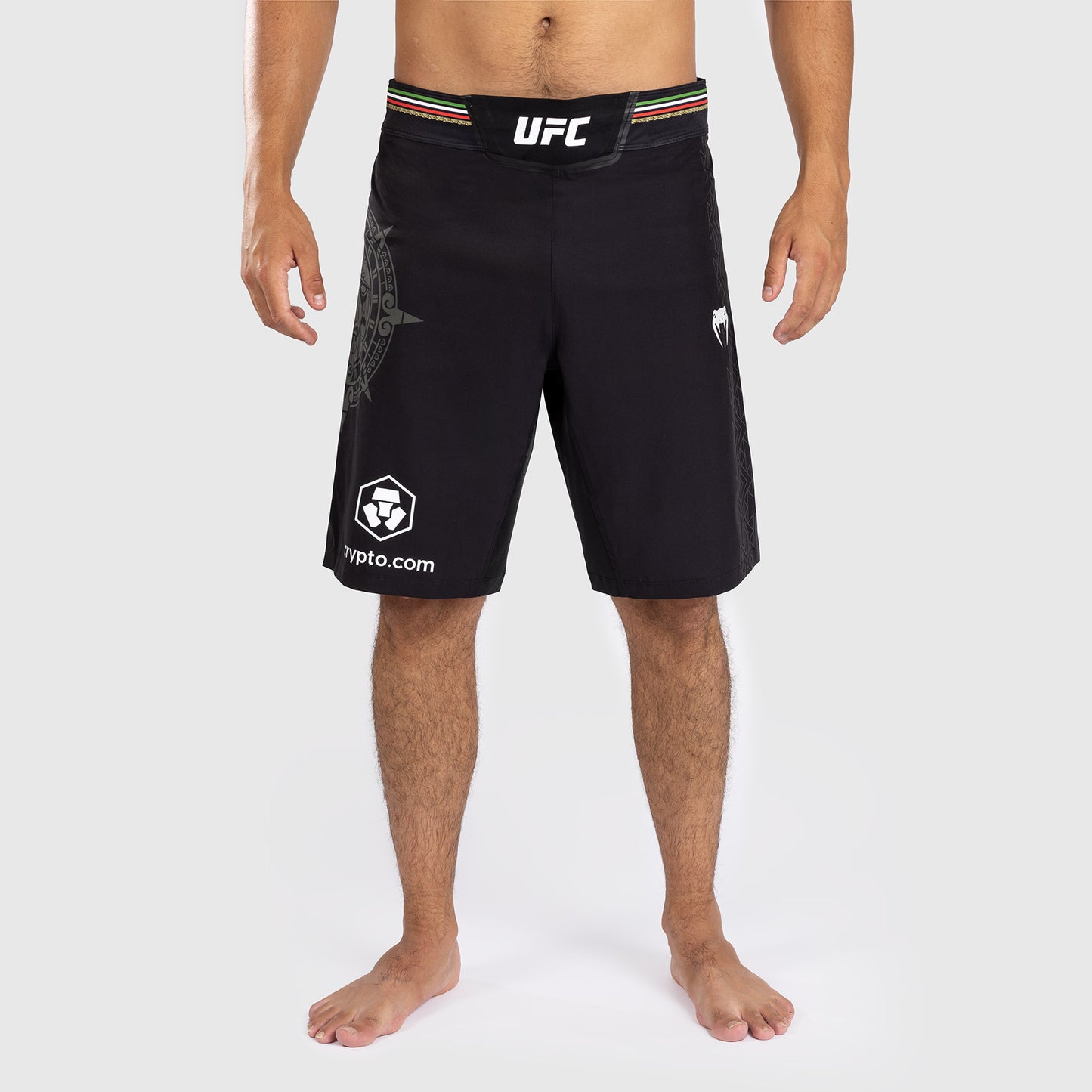 Noche UFC by Venum Authentic Fight Night Pantalones cortos de combate para hombre - Corte largo - Negro