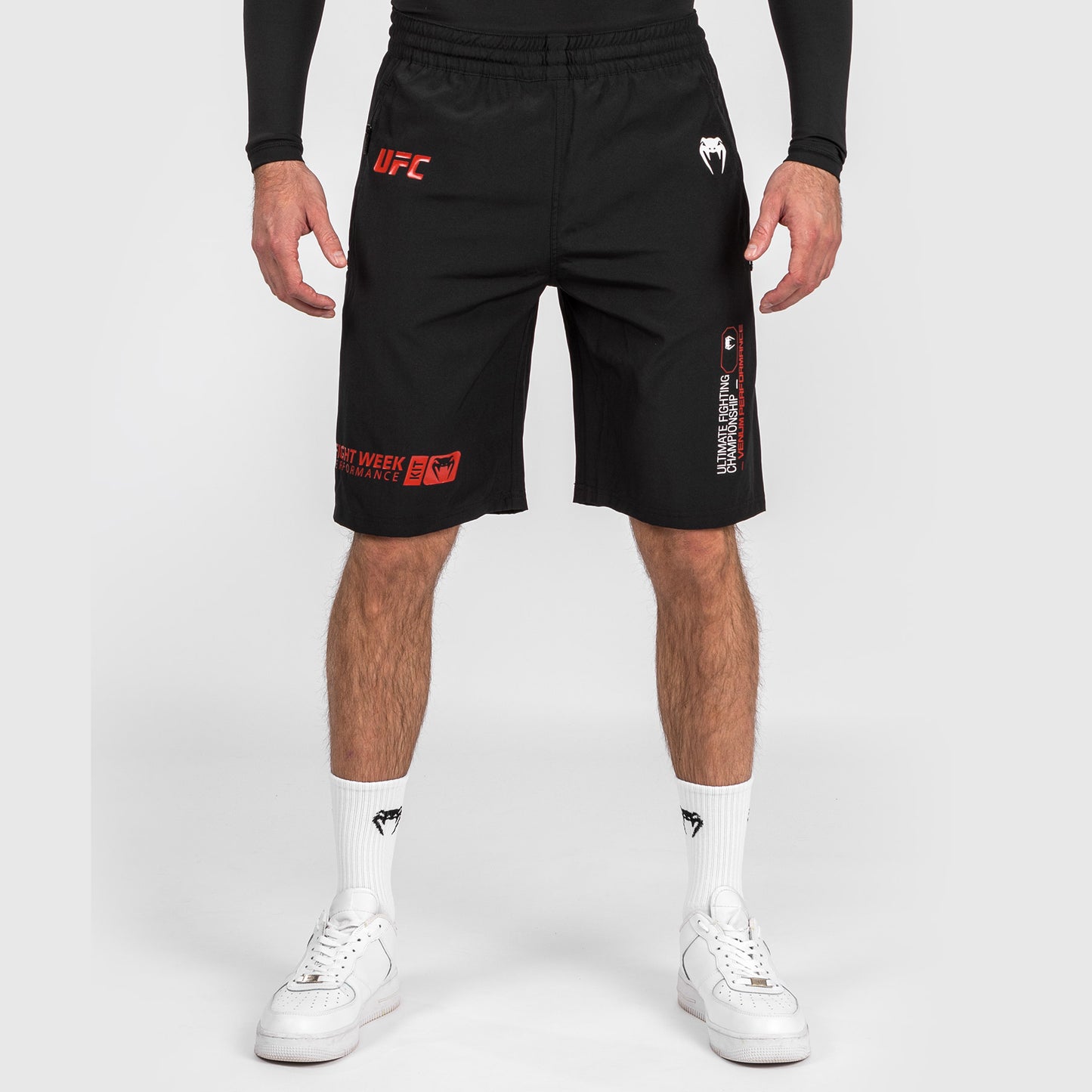 UFC Adrenaline by Venum Fight Week Pantalones cortos de alto rendimiento para Hombre - Negro