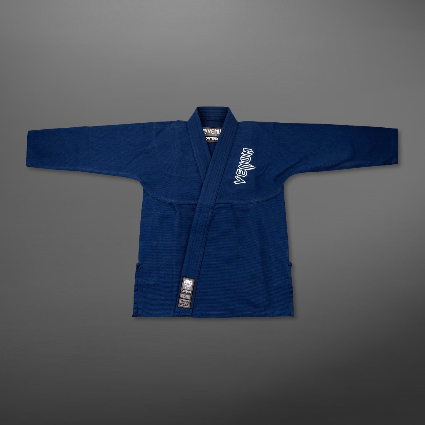 Venum Contender Kids (Cinturón blanco incluido) Kimono BJJ - Azul marino